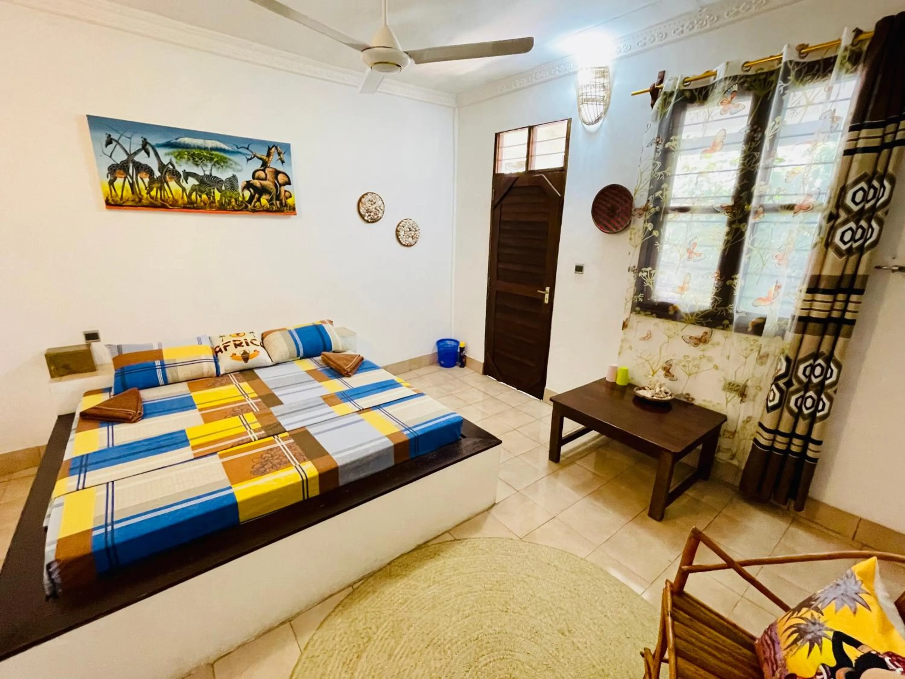 Bed in Max Hotel Nungwi