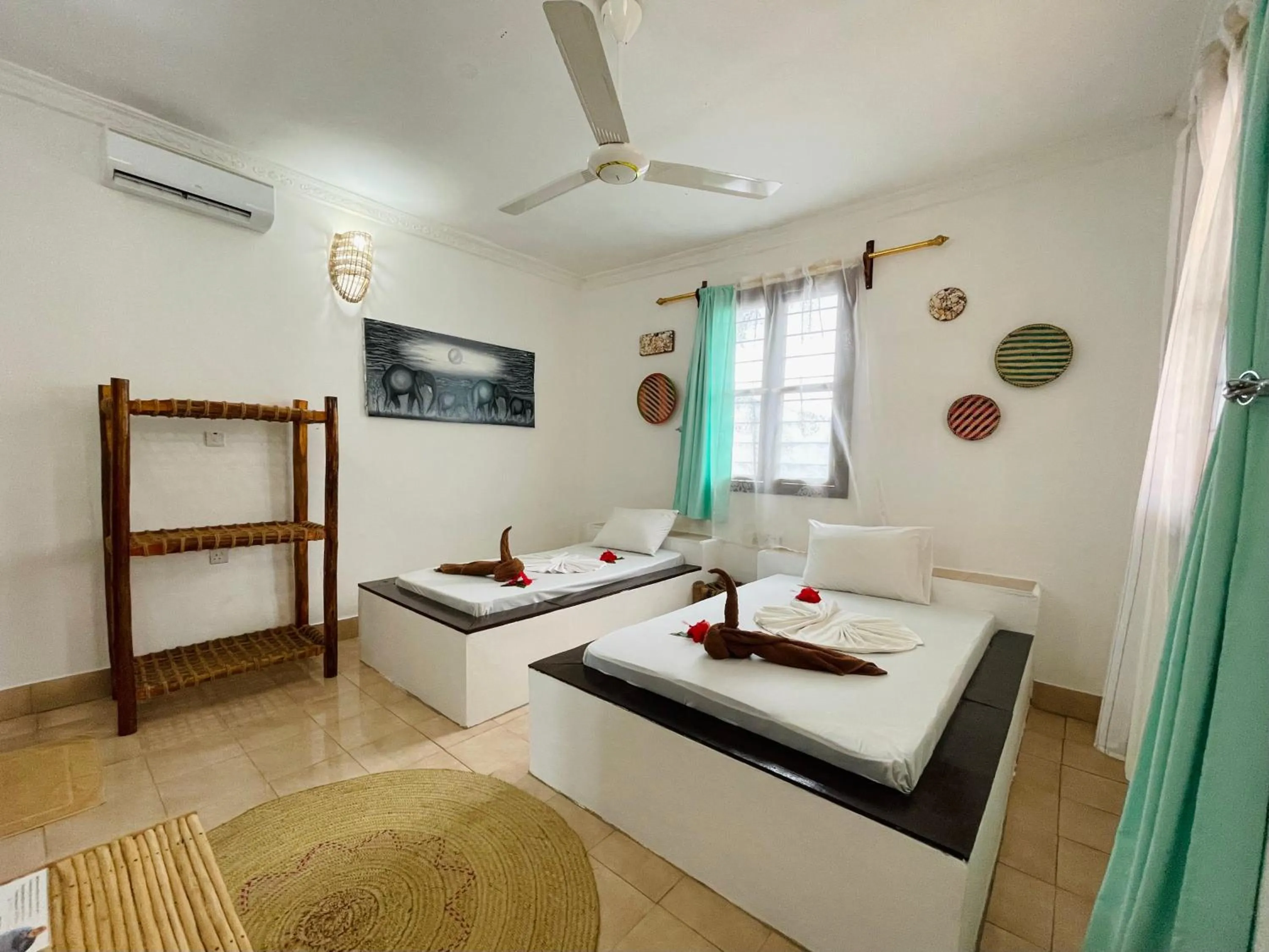 Bed in Max Hotel Nungwi