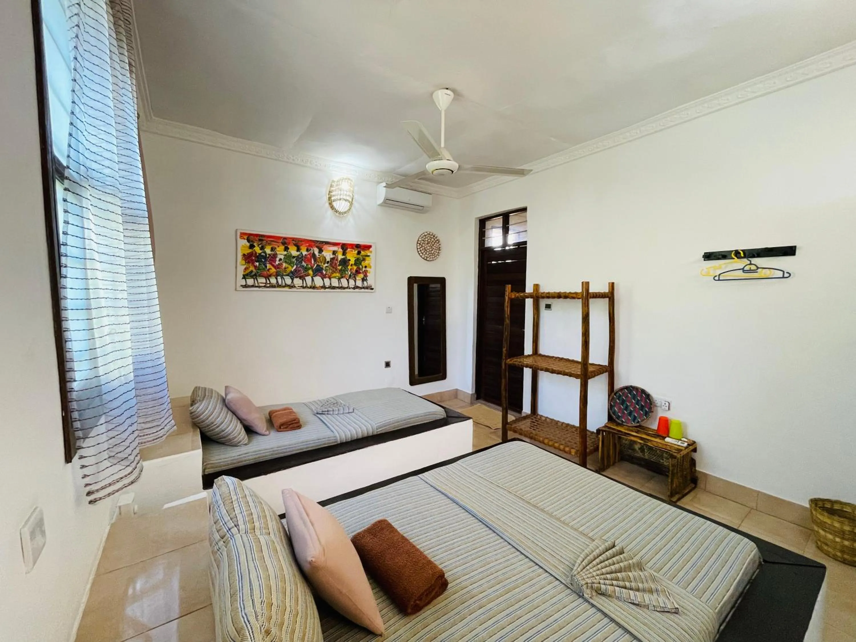 Bed in Max Hotel Nungwi