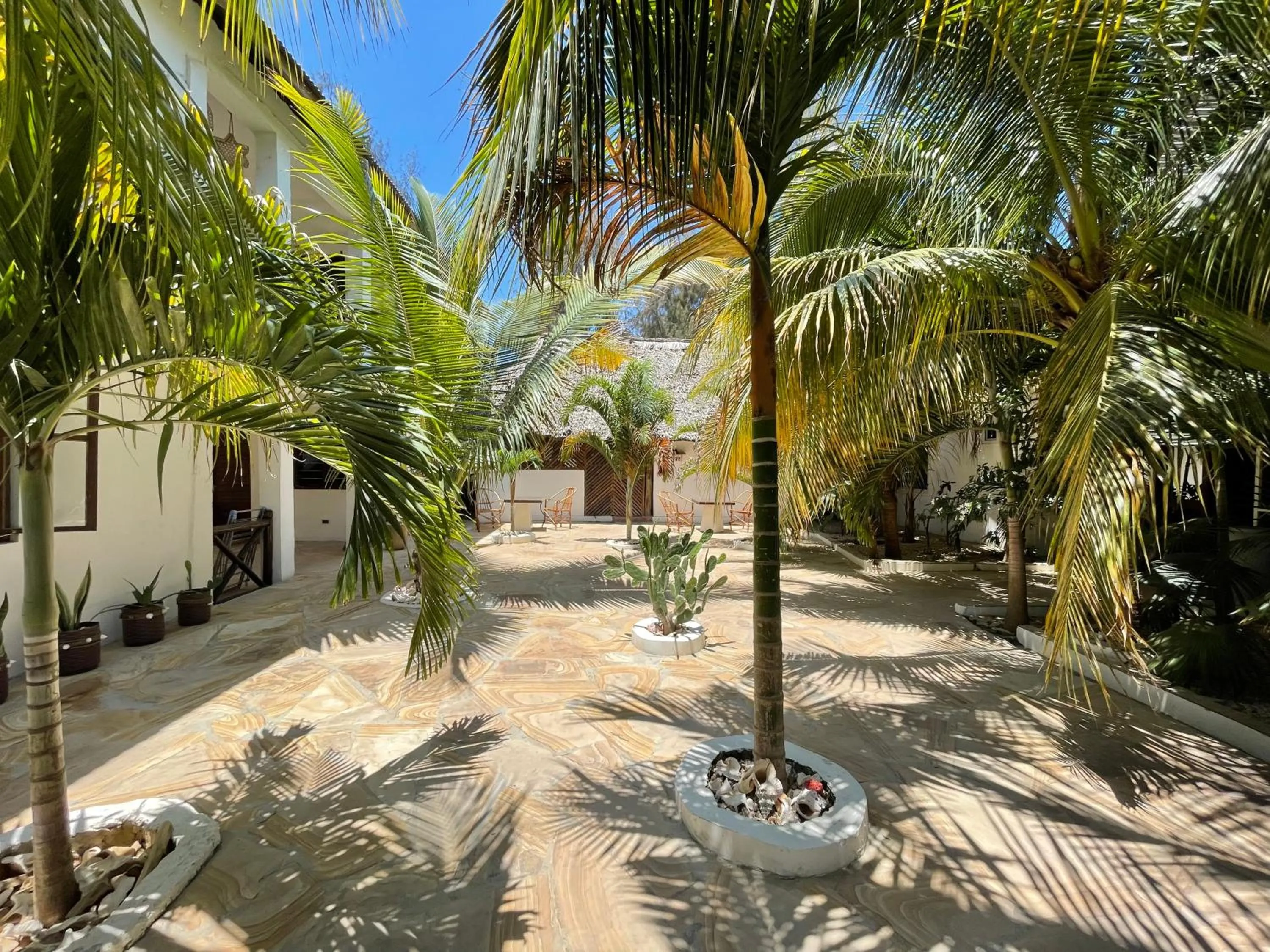 Patio in Max Hotel Nungwi