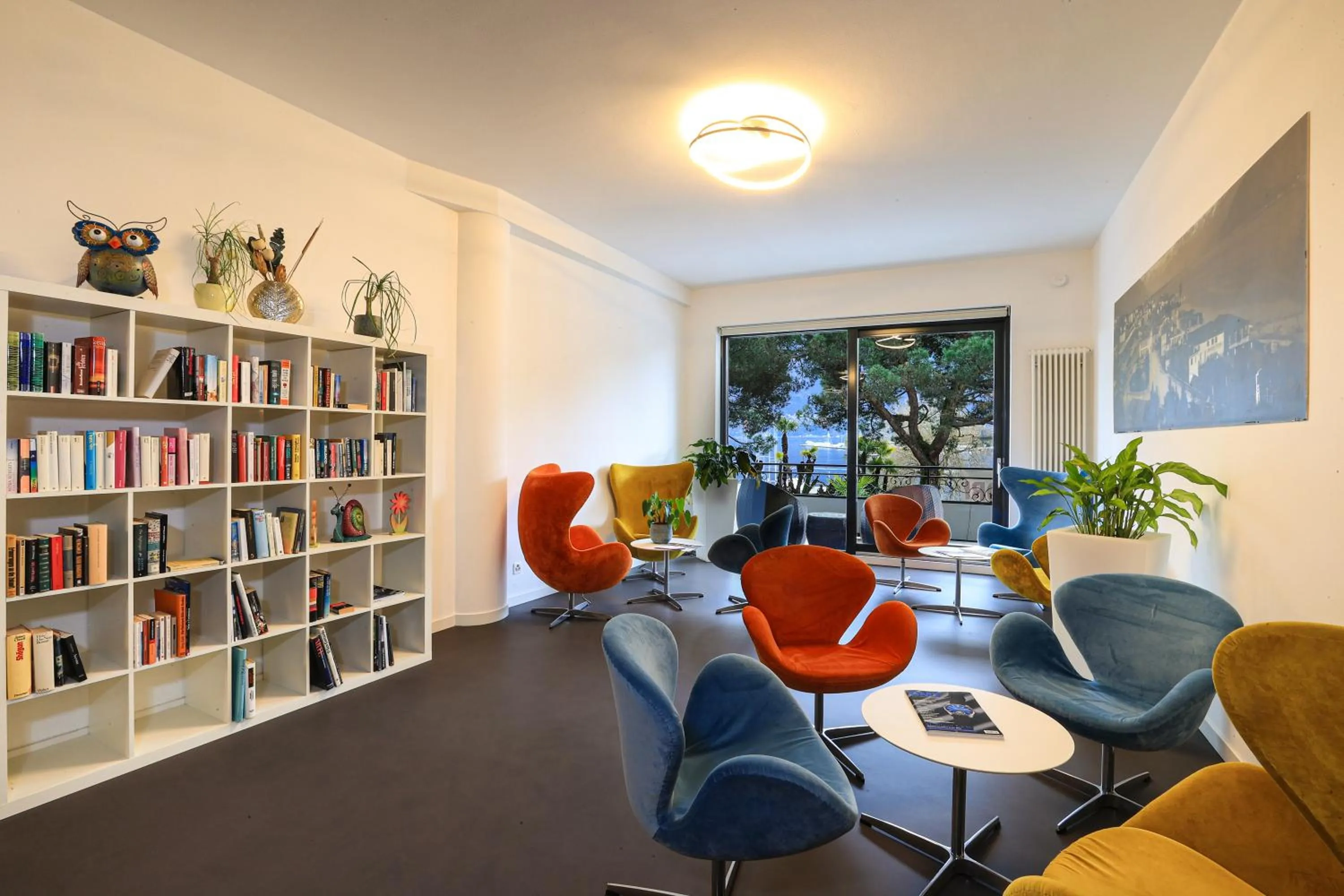 Library in Hotel Geranio Au Lac