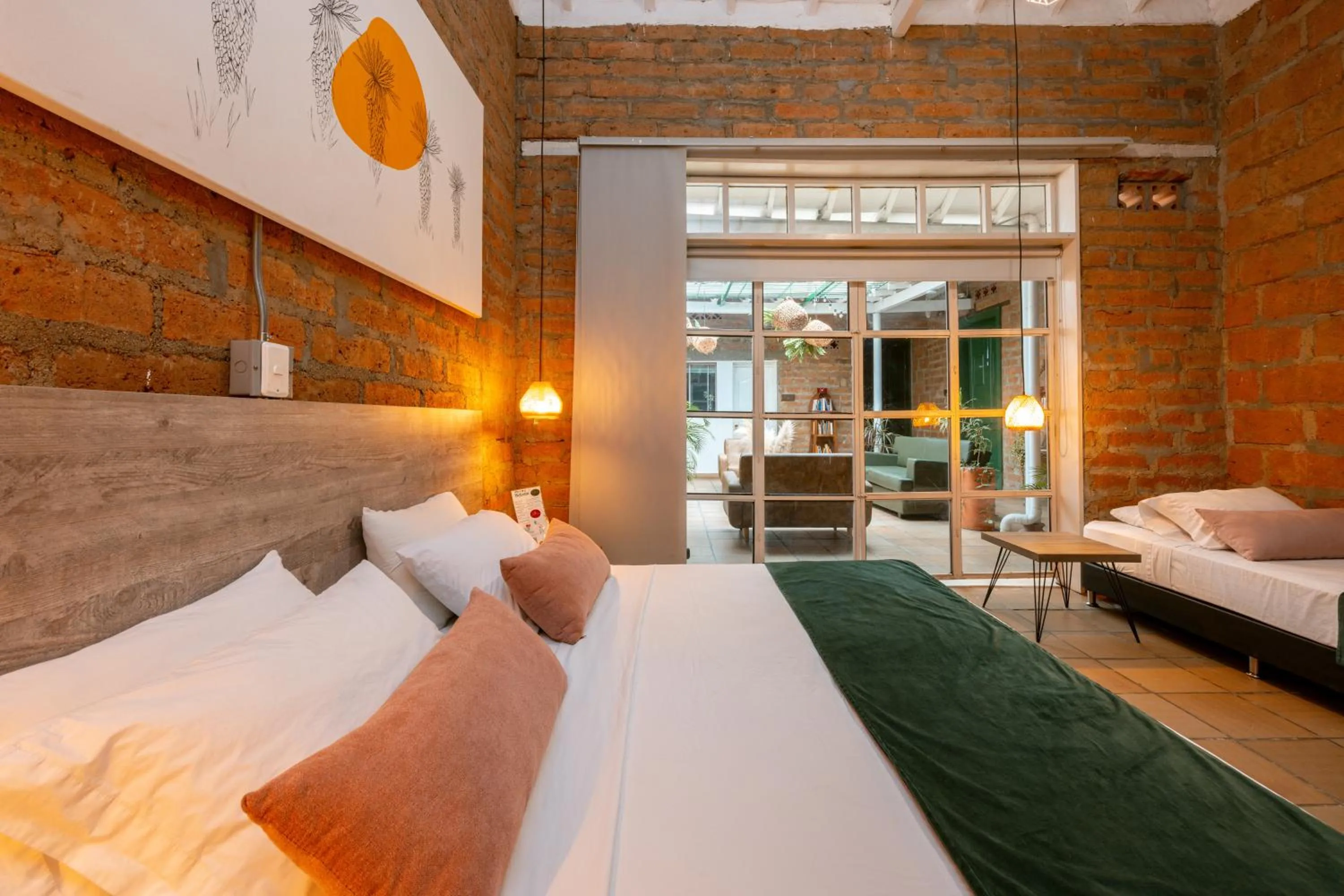 Bed in Botánica Casa Hotel