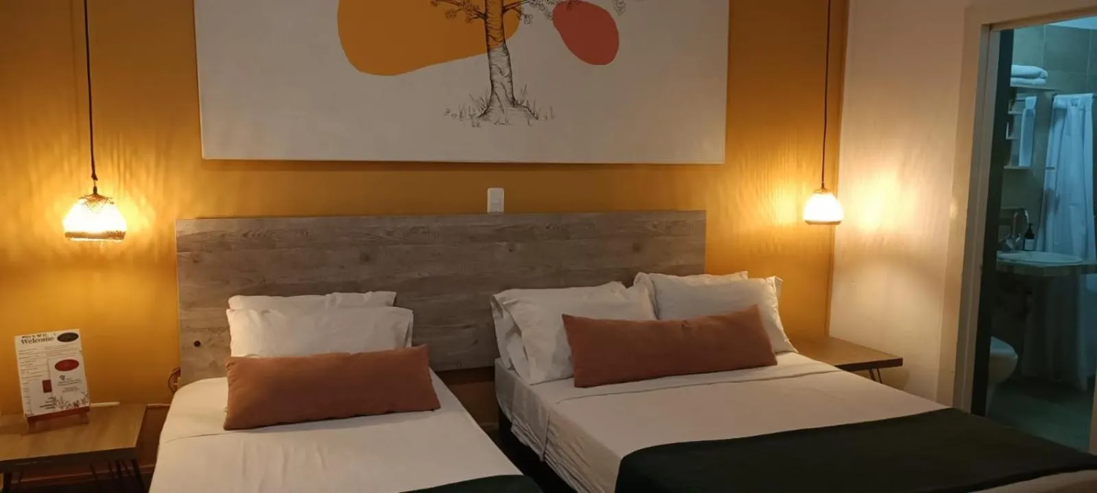 Bed in Botánica Casa Hotel