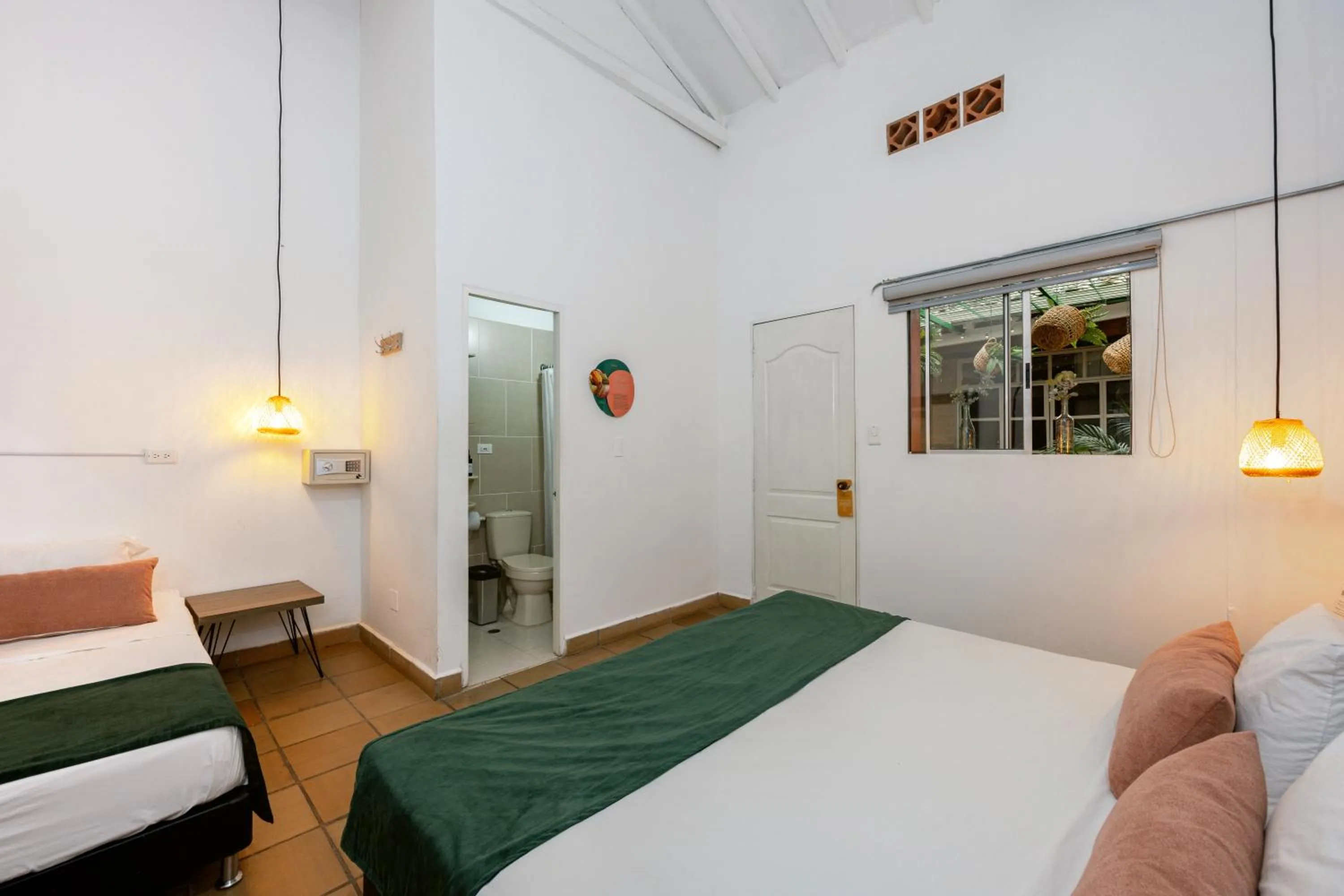 Bed in Botánica Casa Hotel