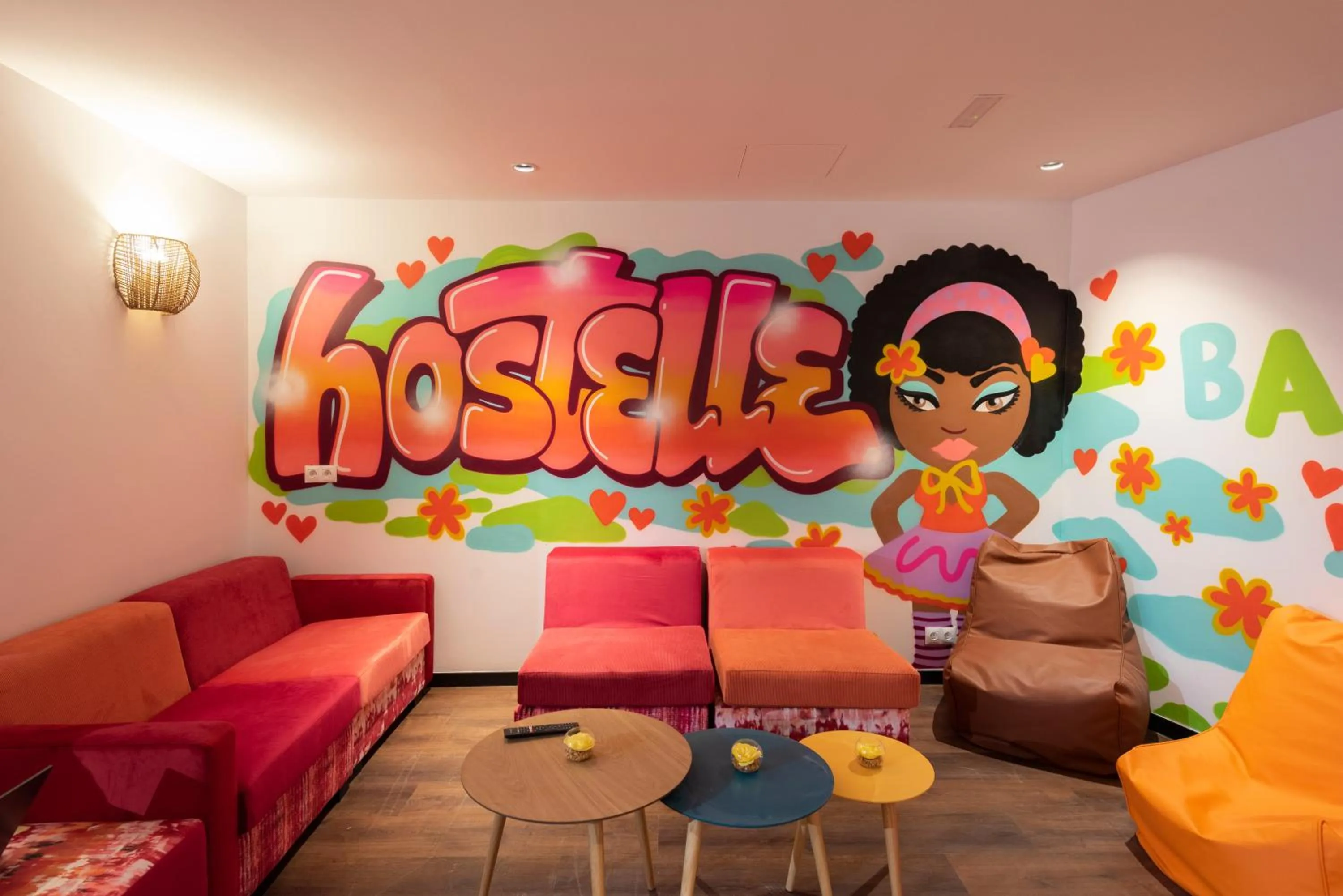 Living room in Hostelle - Women only hostel Barcelona
