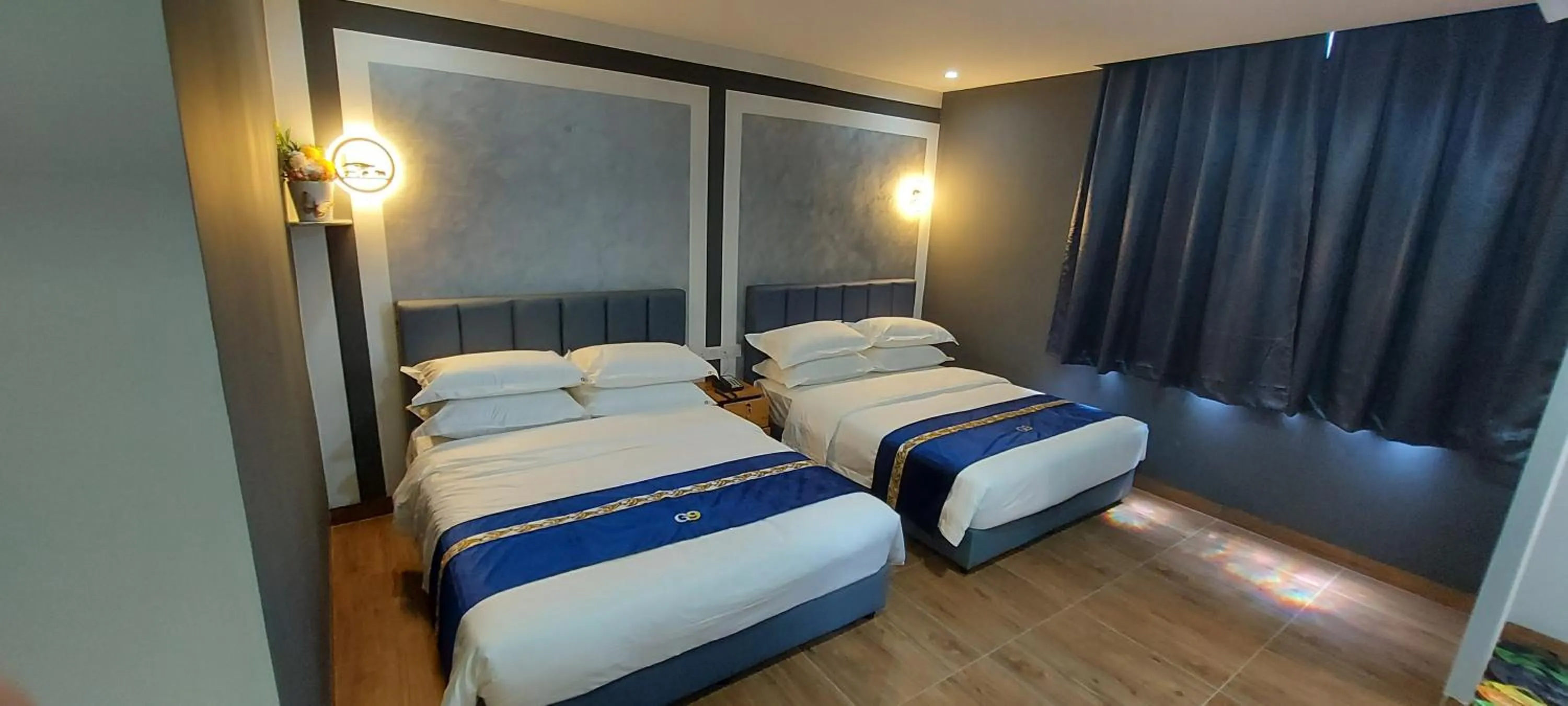 Bed in GOOD 9 HOTEL - Cahaya Kota Puteri