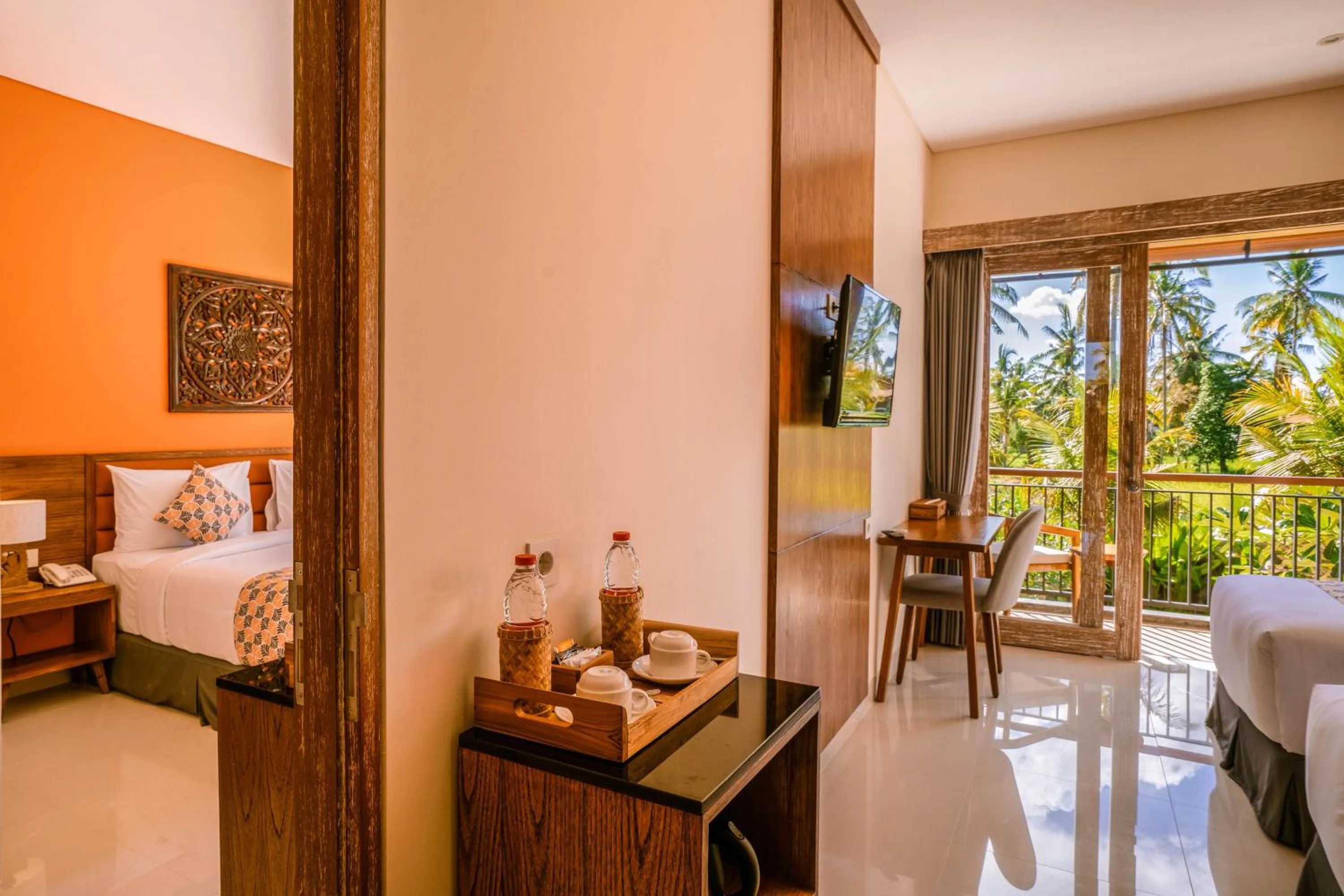 Bedroom, Bed in Kahayana Suites Ubud