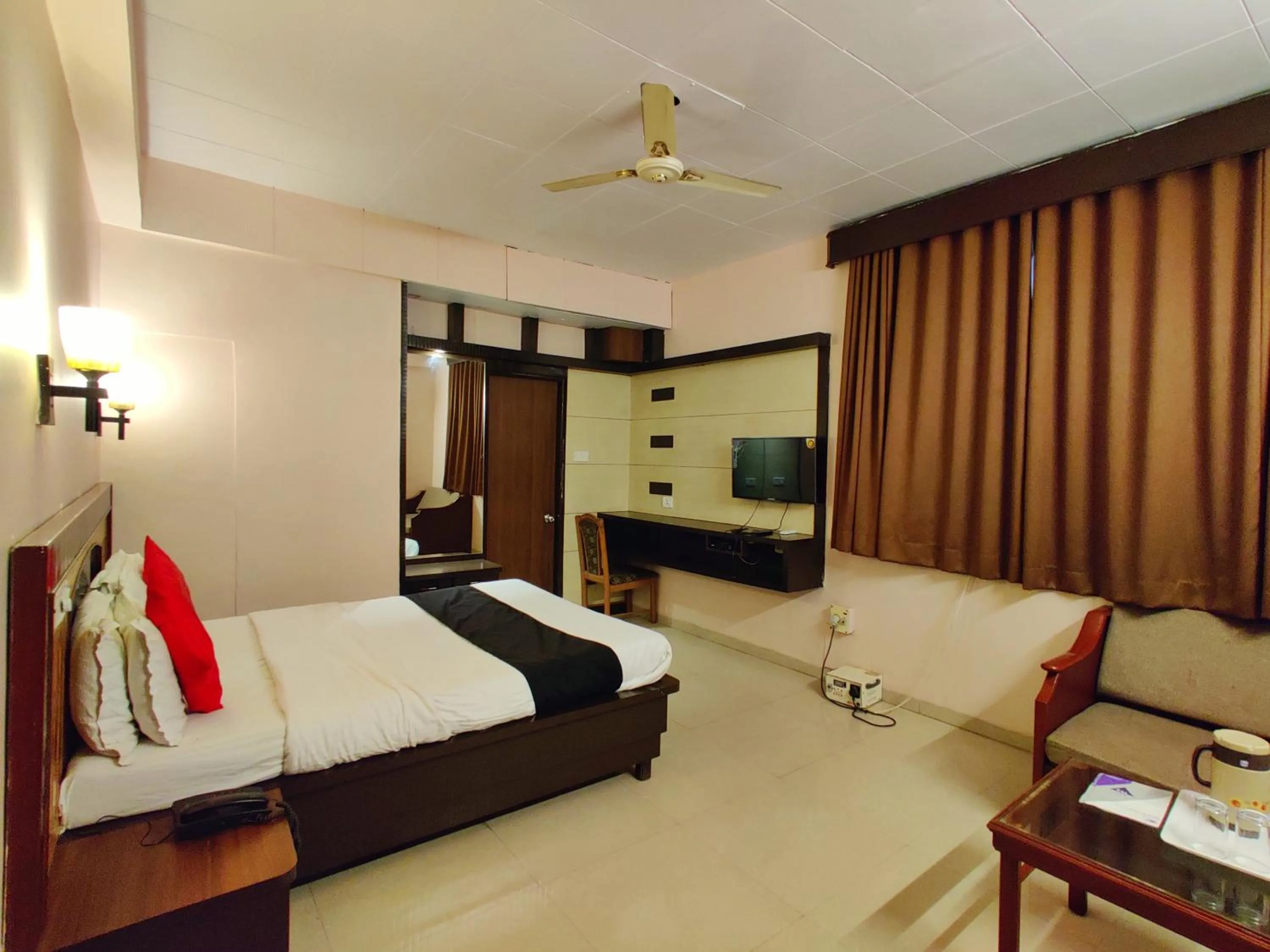 Bed in Hotel Pratap Heritage