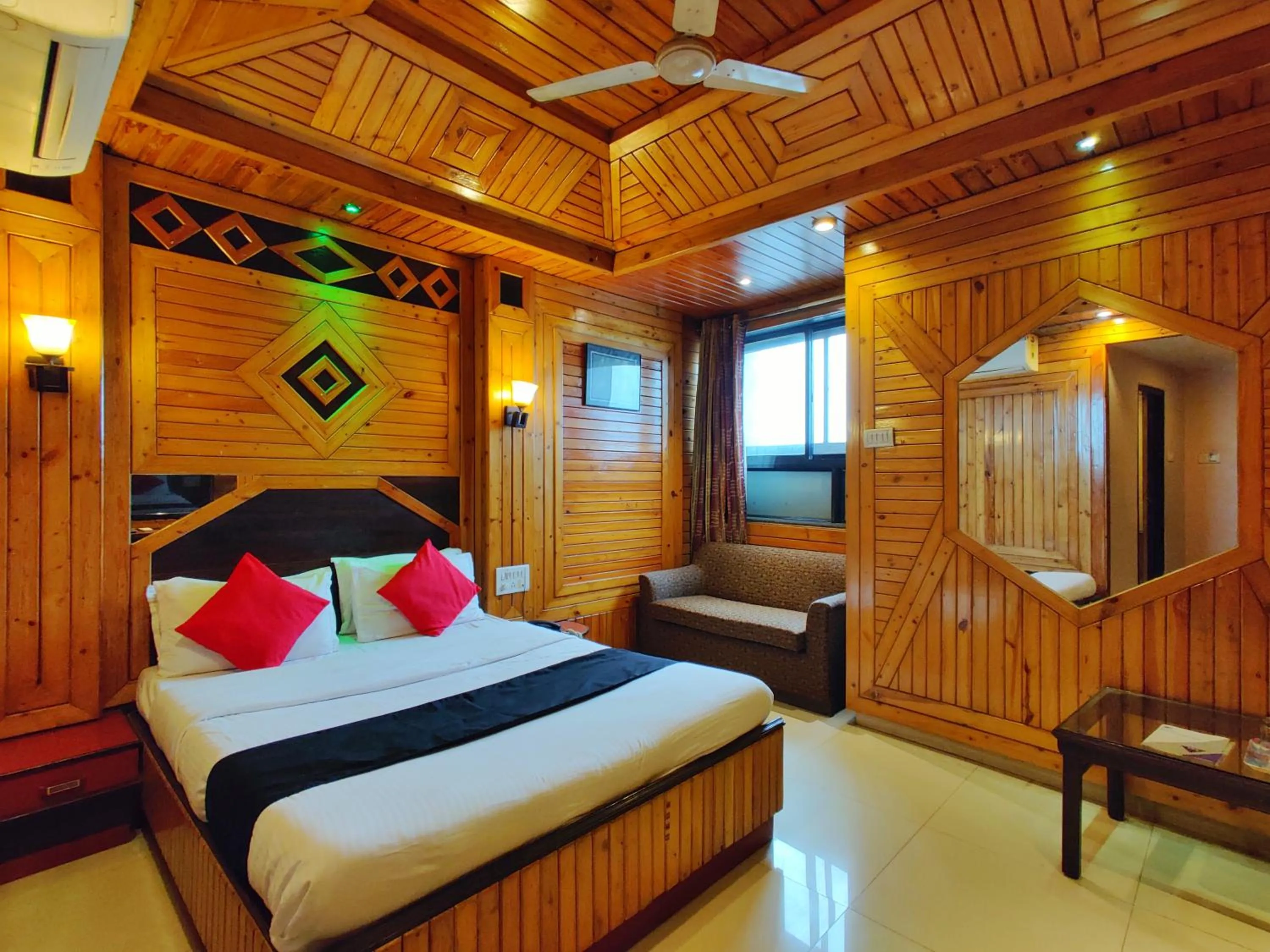 Bed in Hotel Pratap Heritage