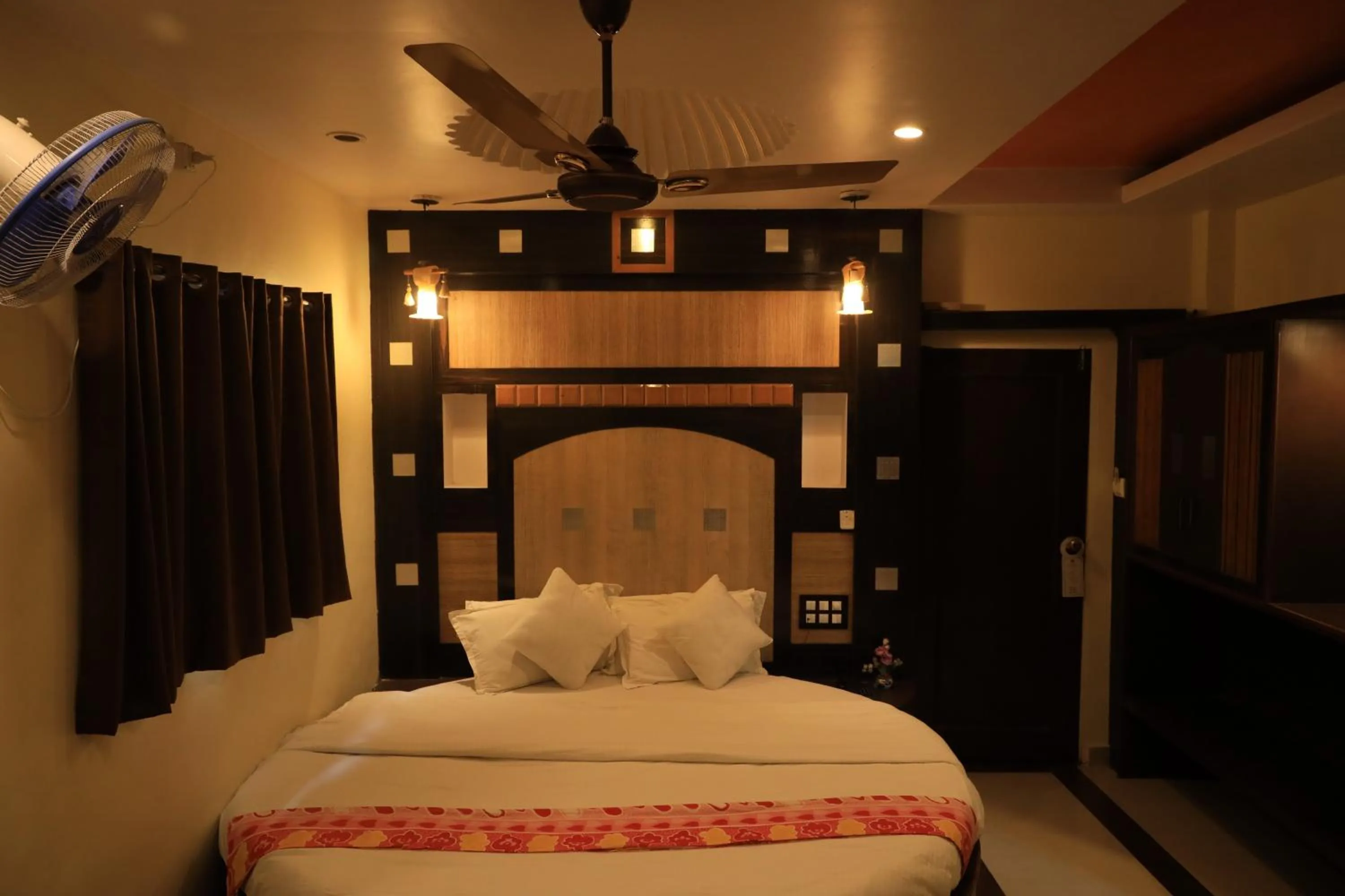 Bed in Hotel Pratap Heritage