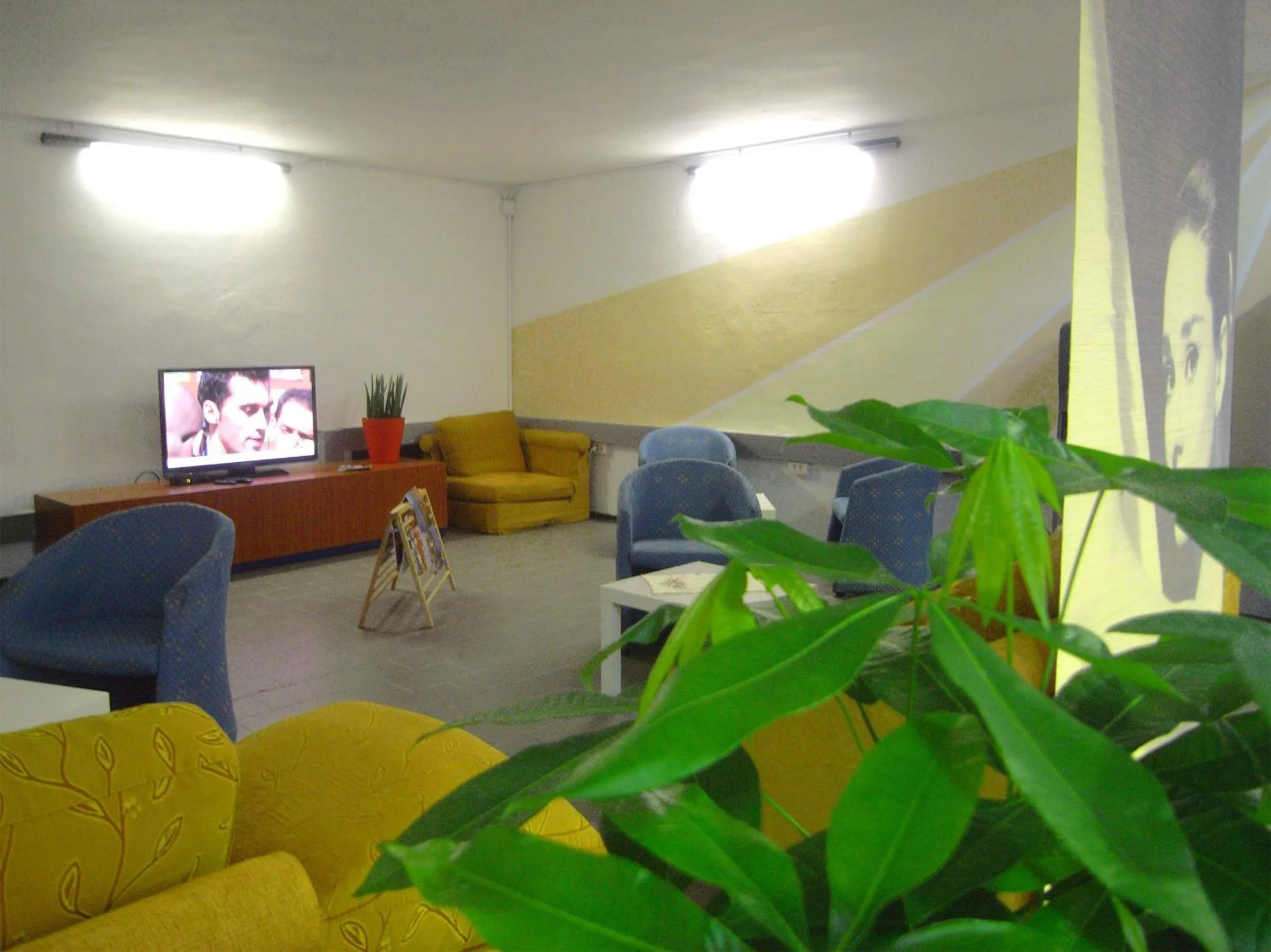 Lobby or reception in Hostel Colours
