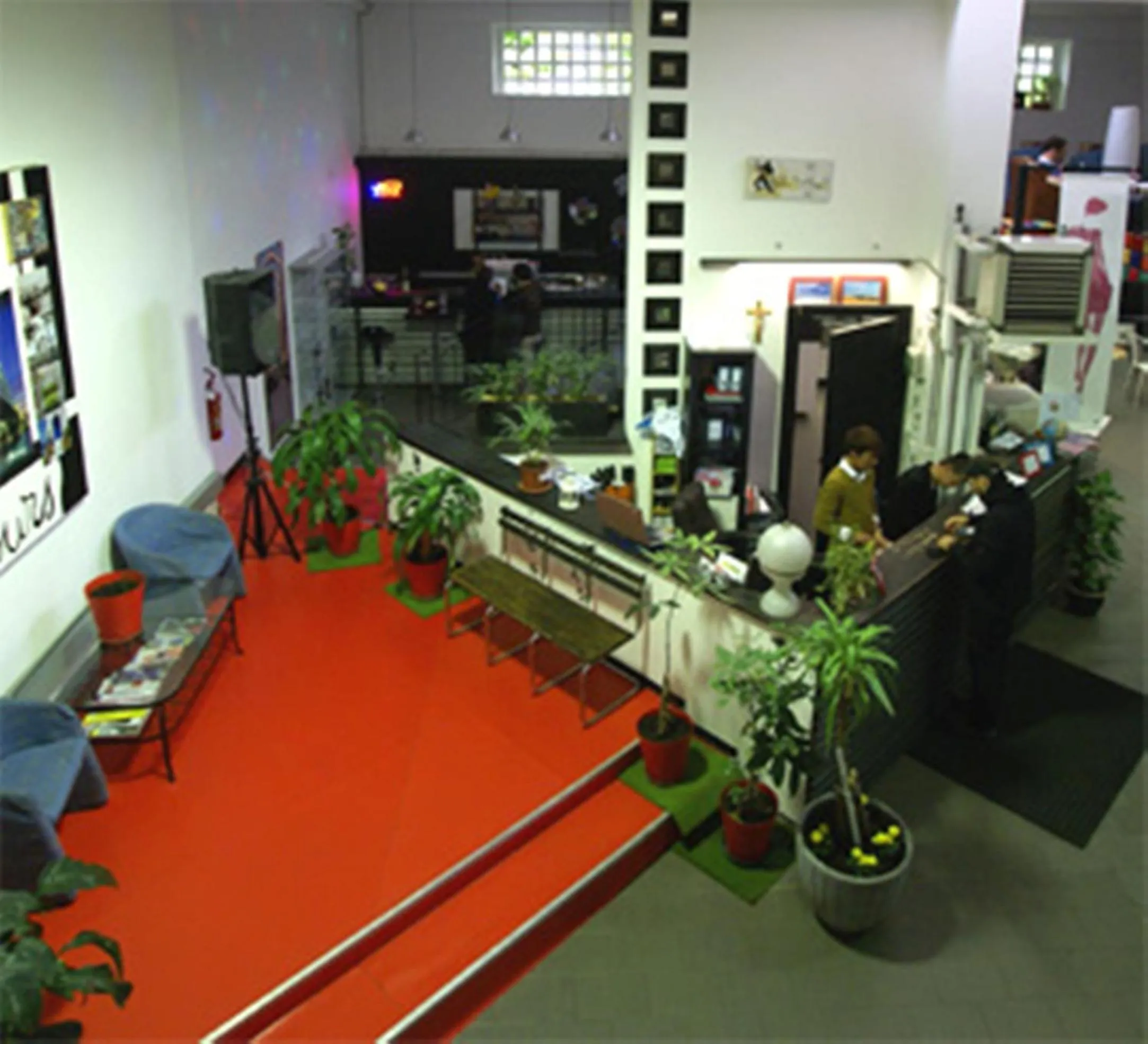 Lobby or reception in Hostel Colours