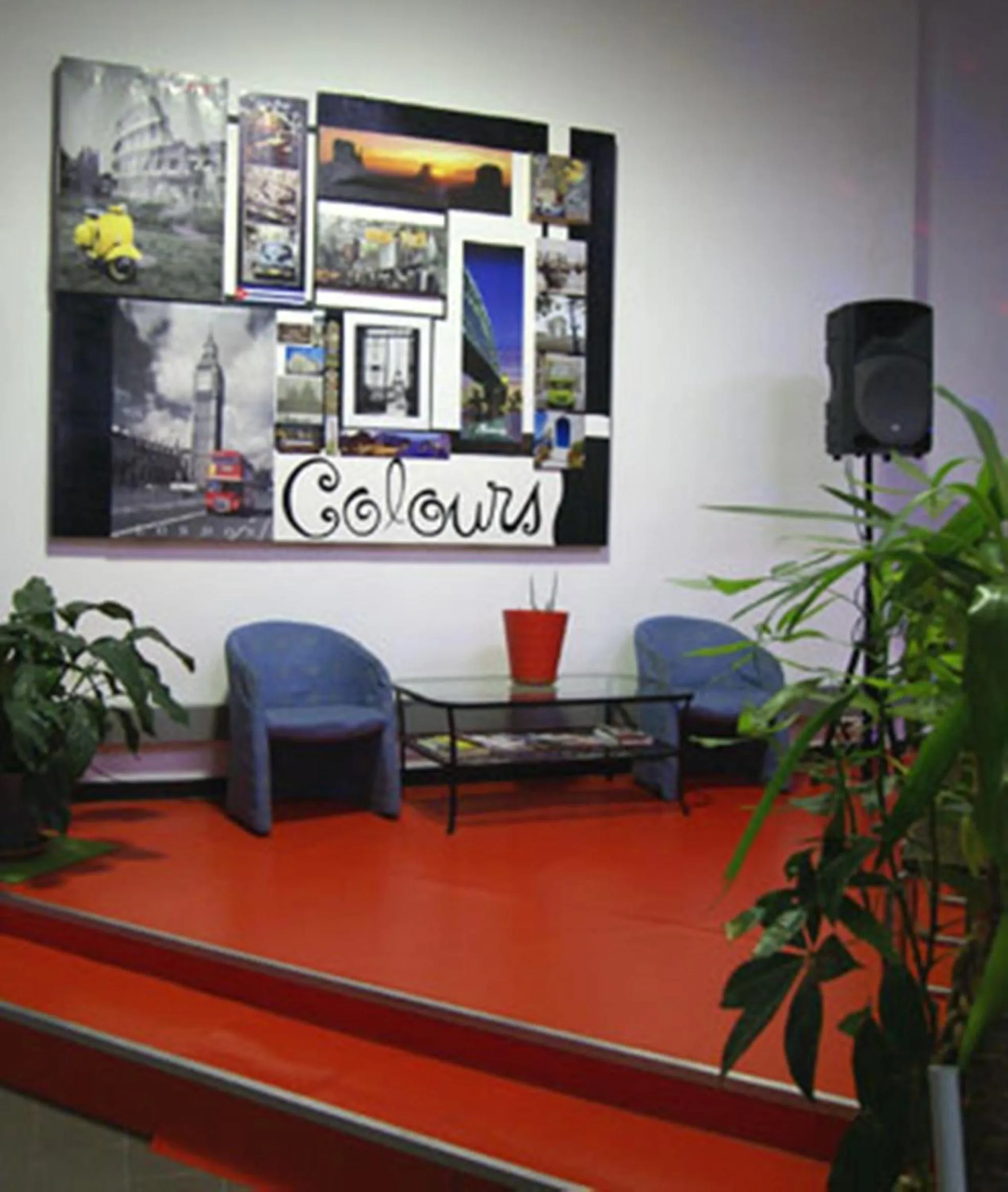 Lobby or reception in Hostel Colours