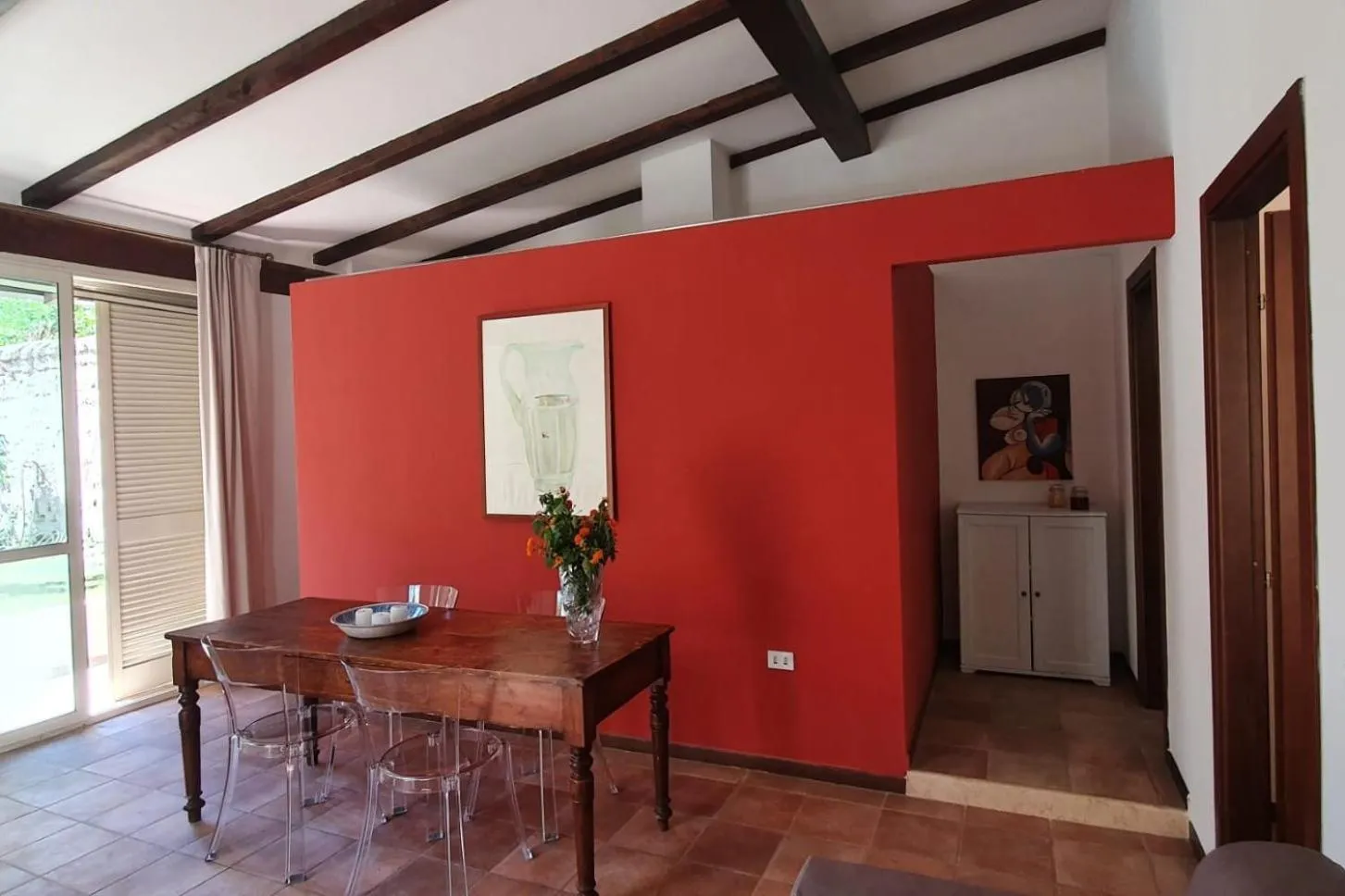 Living room in Casa Castagna