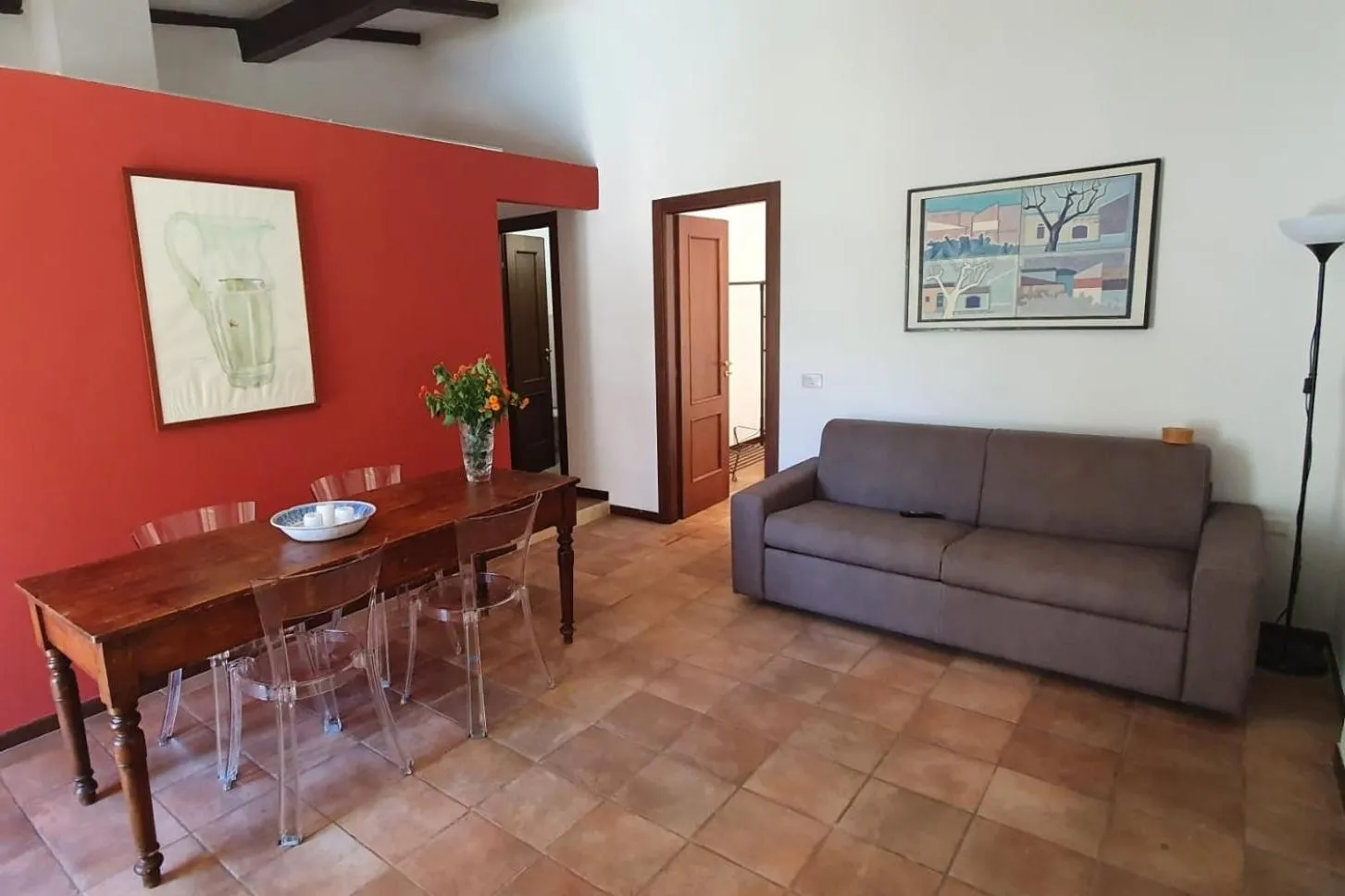 Living room in Casa Castagna