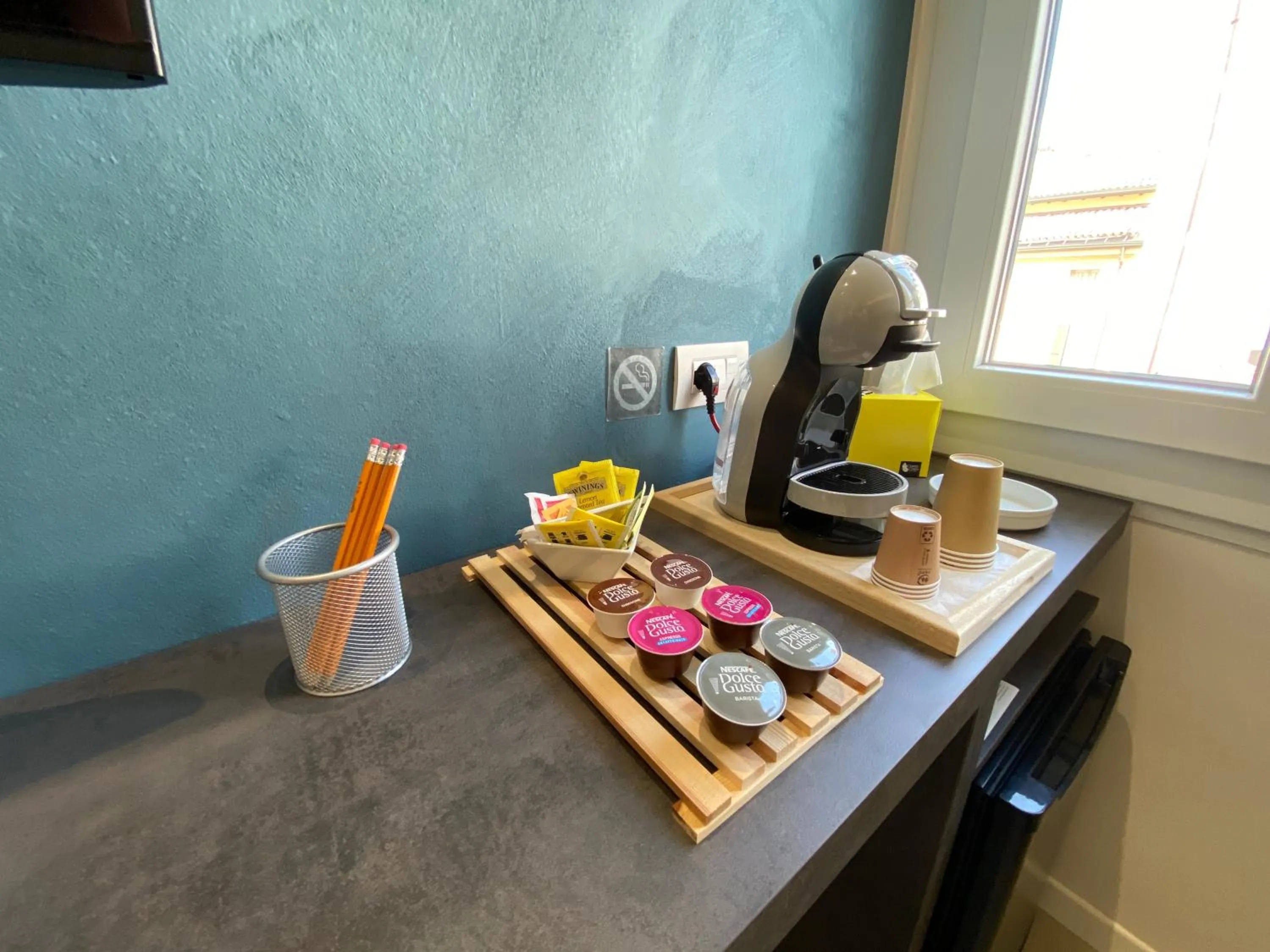 Coffee/tea facilities in Affittacamere Ventisettembre