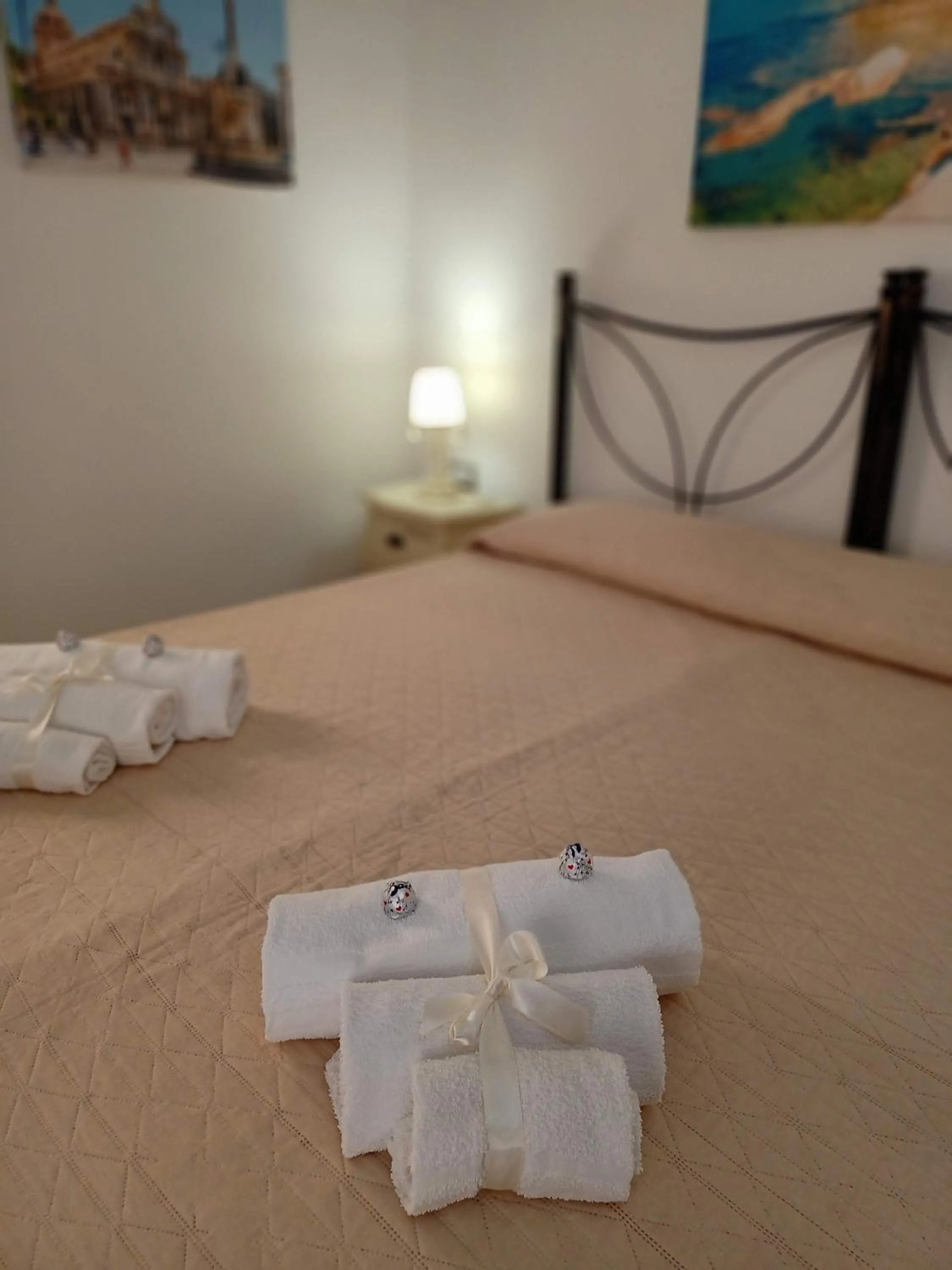 Bed in B&B Villa Sara Falconara