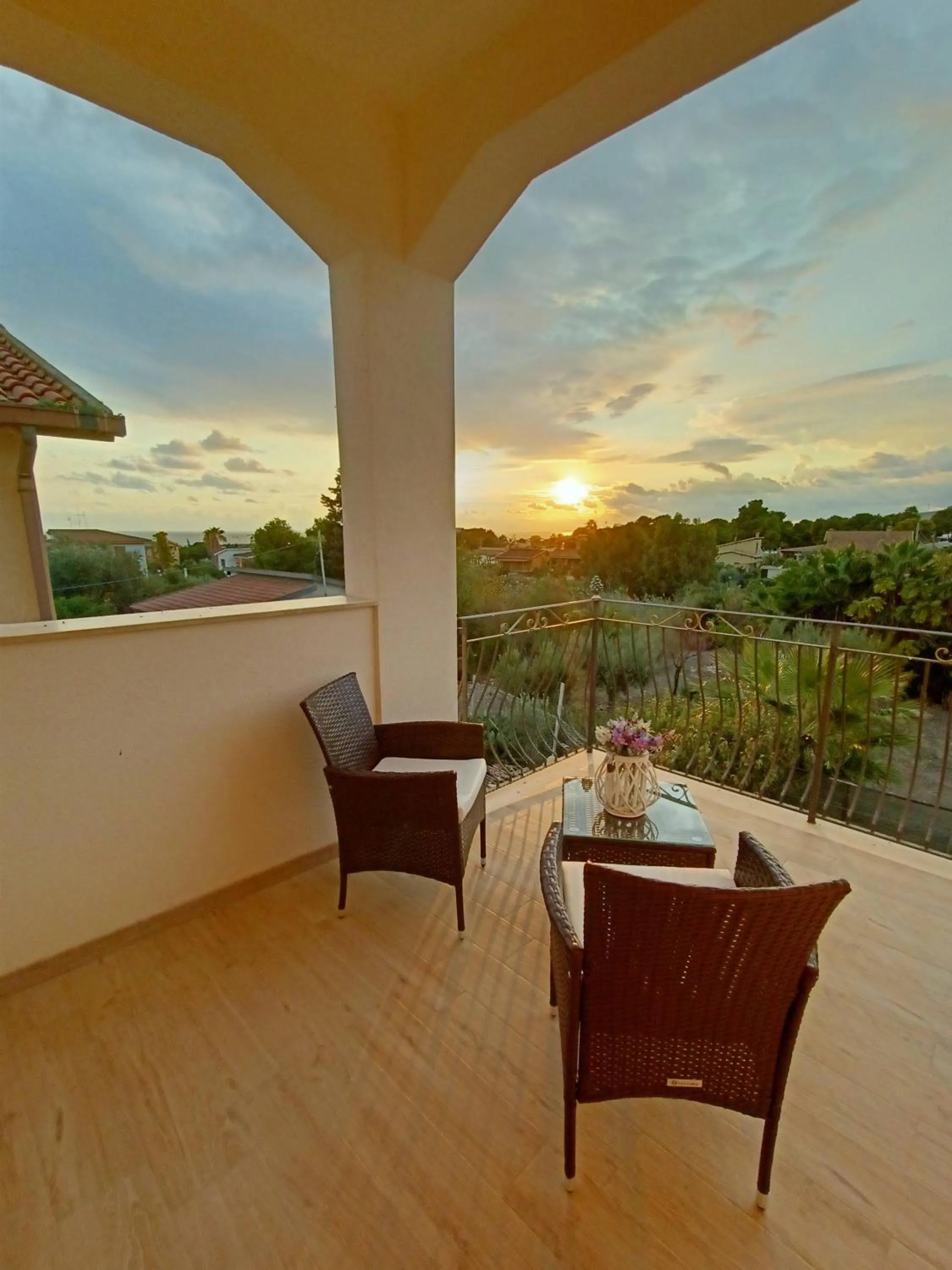 Balcony/Terrace in B&B Villa Sara Falconara