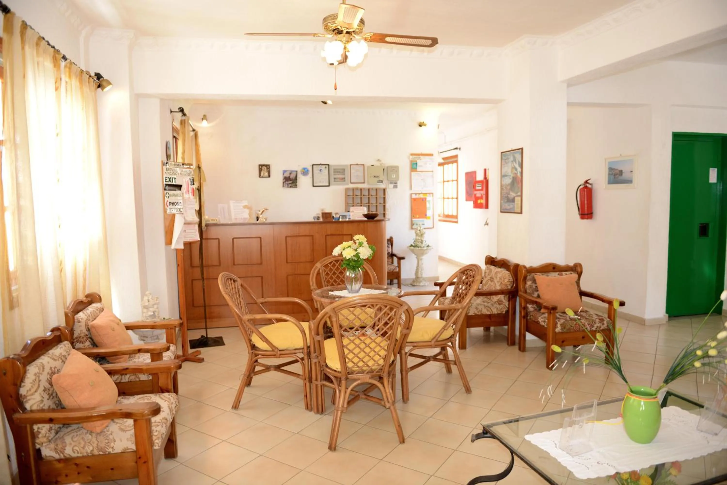 Lobby or reception in Anthemis Hotel