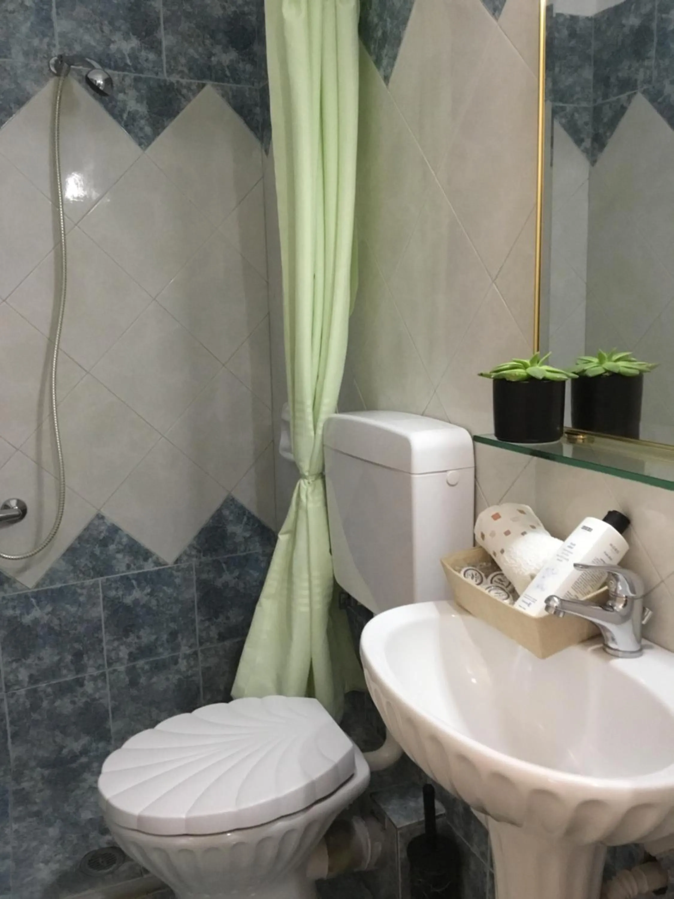 Toilet in Hotel Triantafyllou