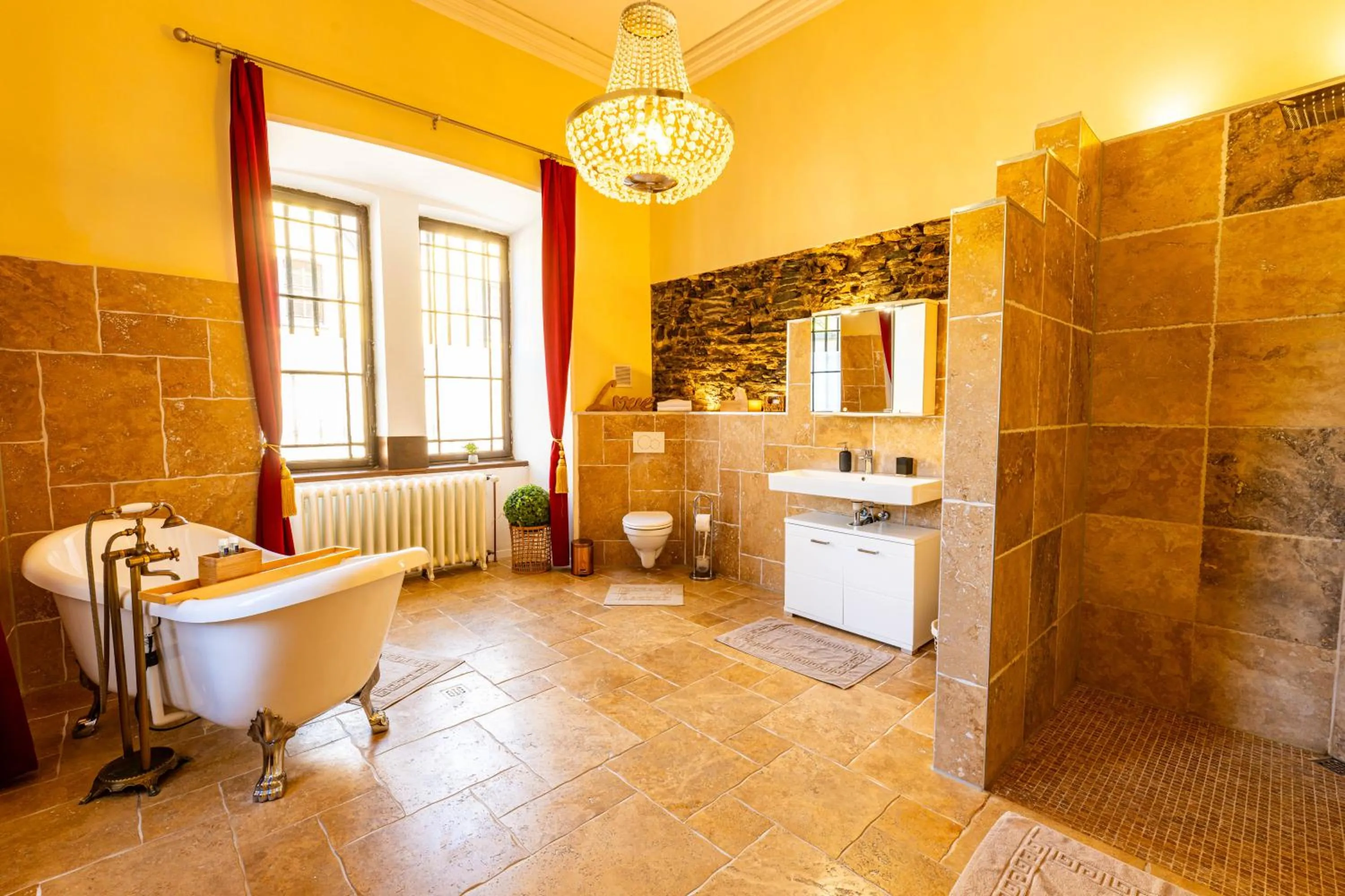 Shower in Schloss Arenfels