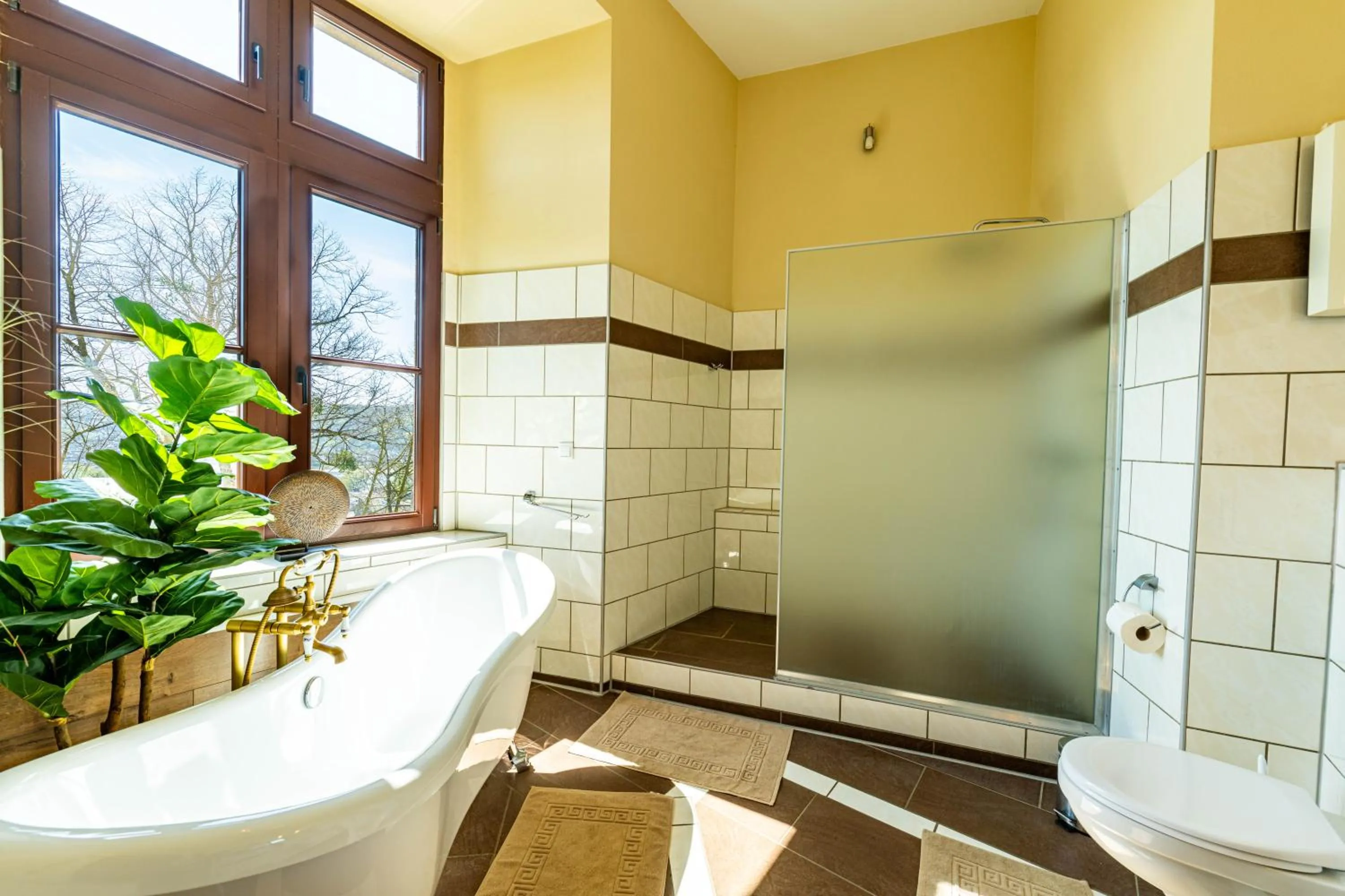 Shower in Schloss Arenfels