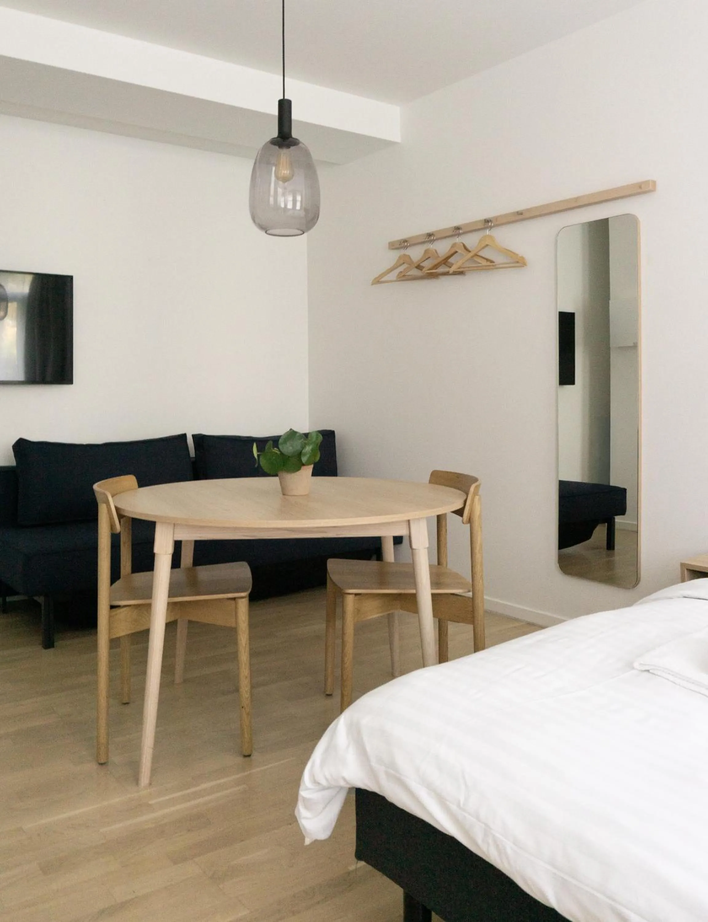 Bed in STUDIO1A Hotel Apartments