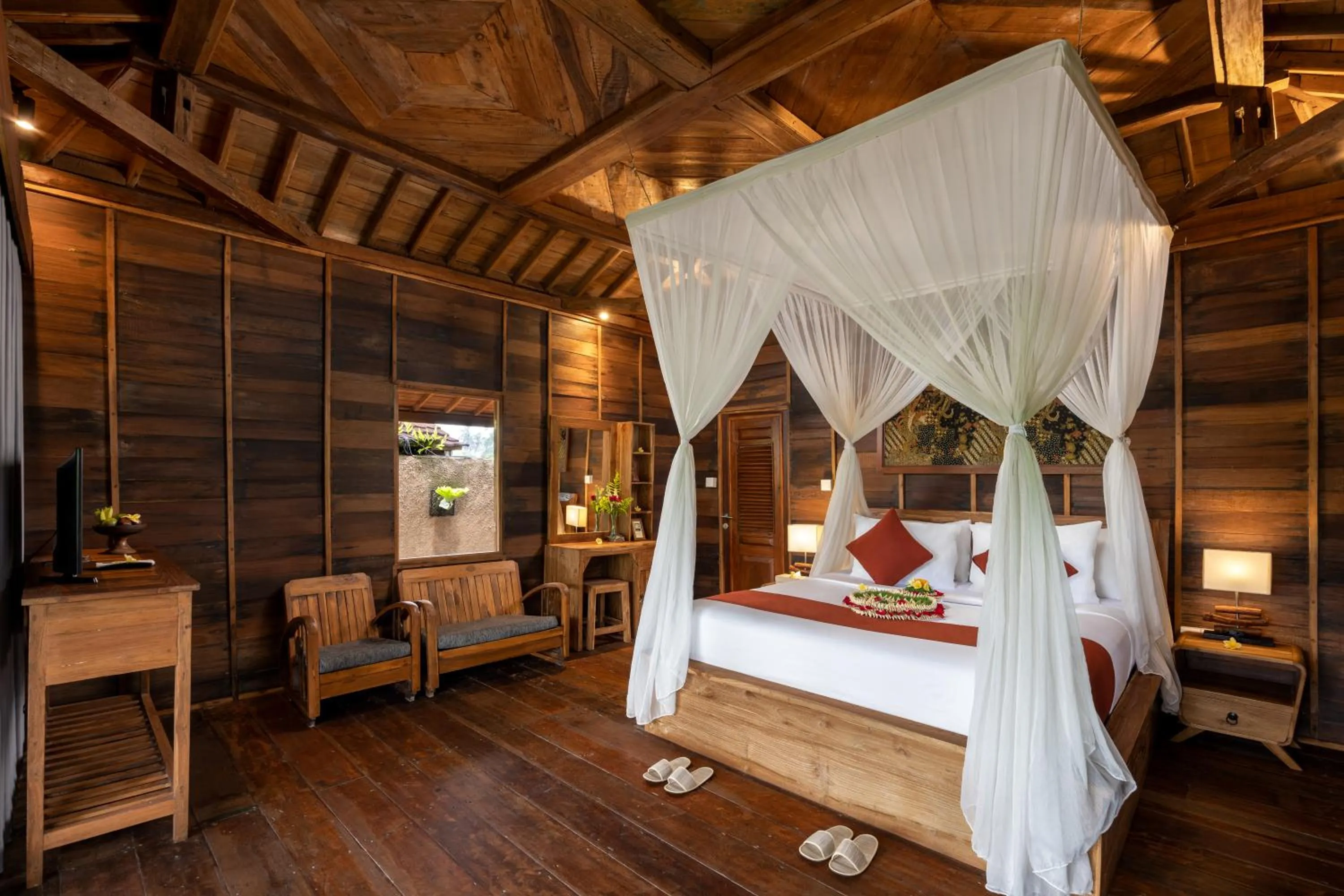 Bedroom, Bed in Santris Villas by GenuineHost