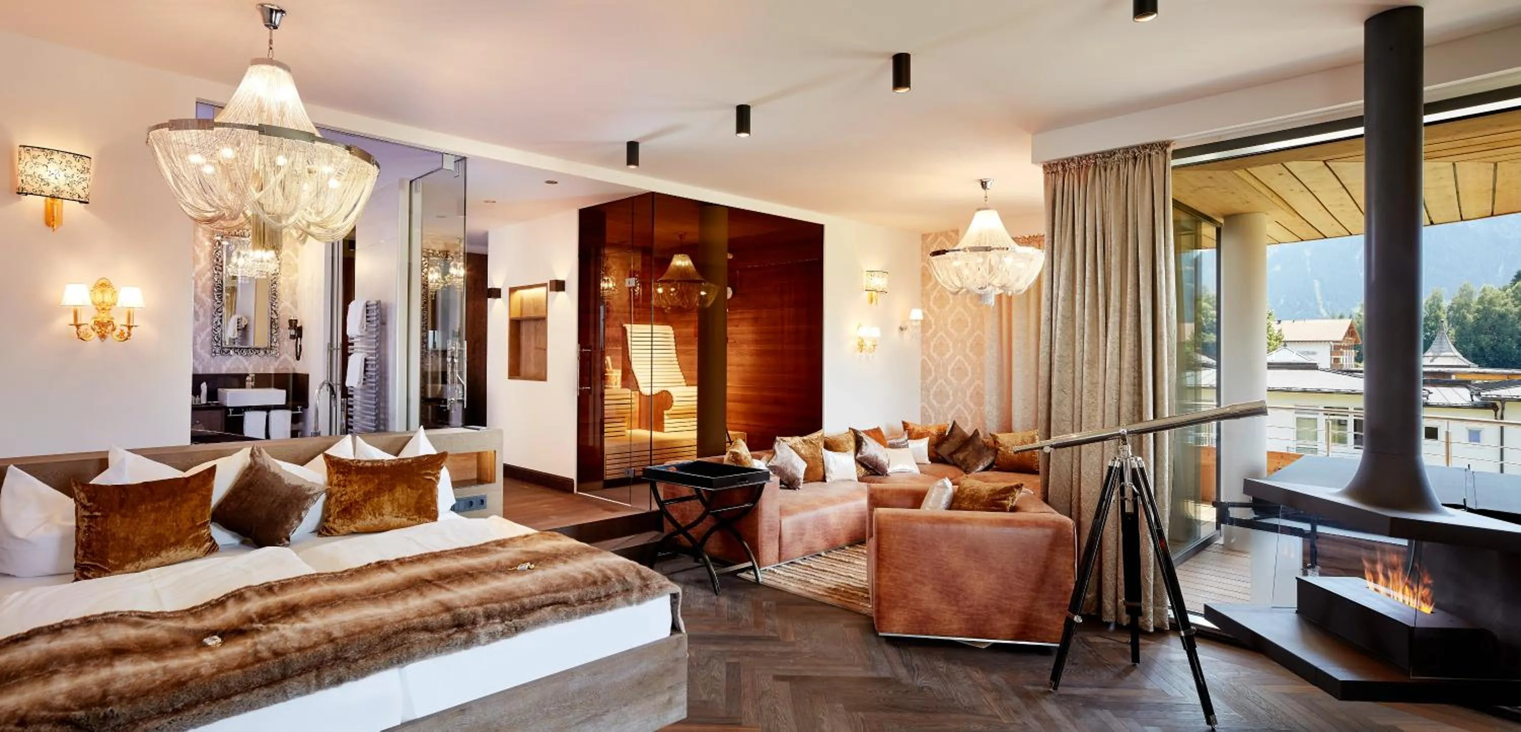 Bed in Das König Ludwig Inspiration SPA