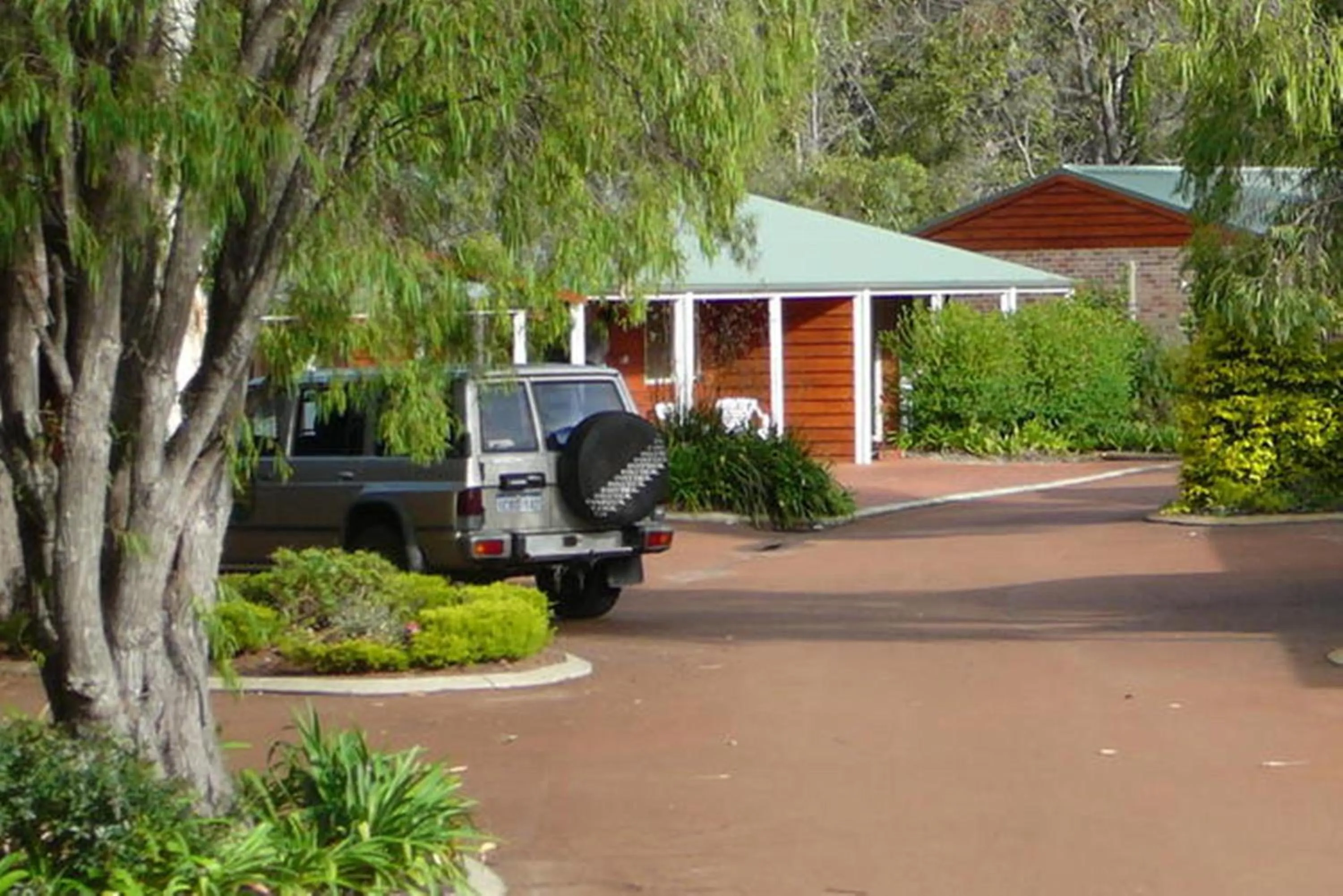 Garden in Margaret River Tourist Park