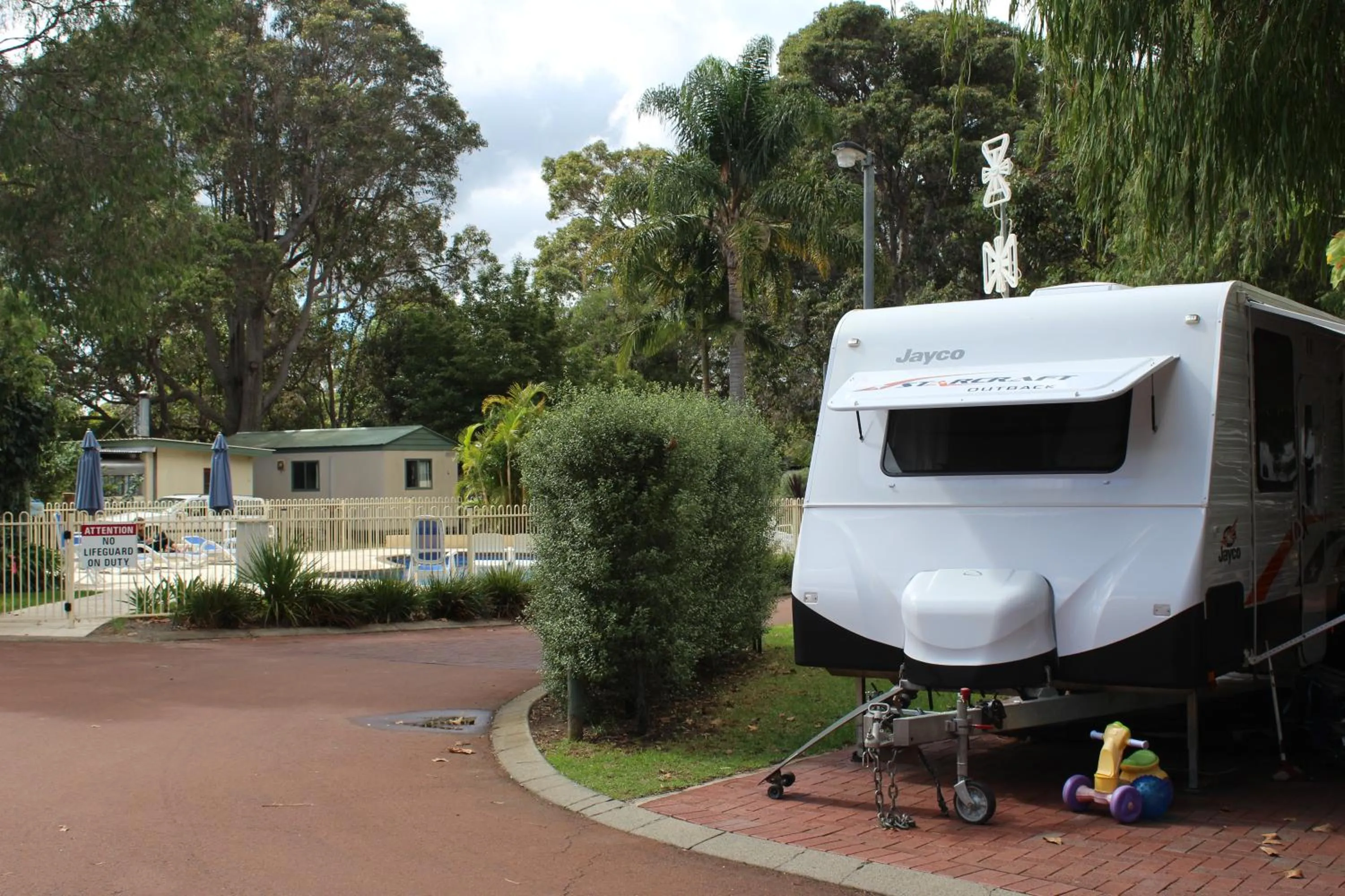 Property building in Margaret River Tourist Park