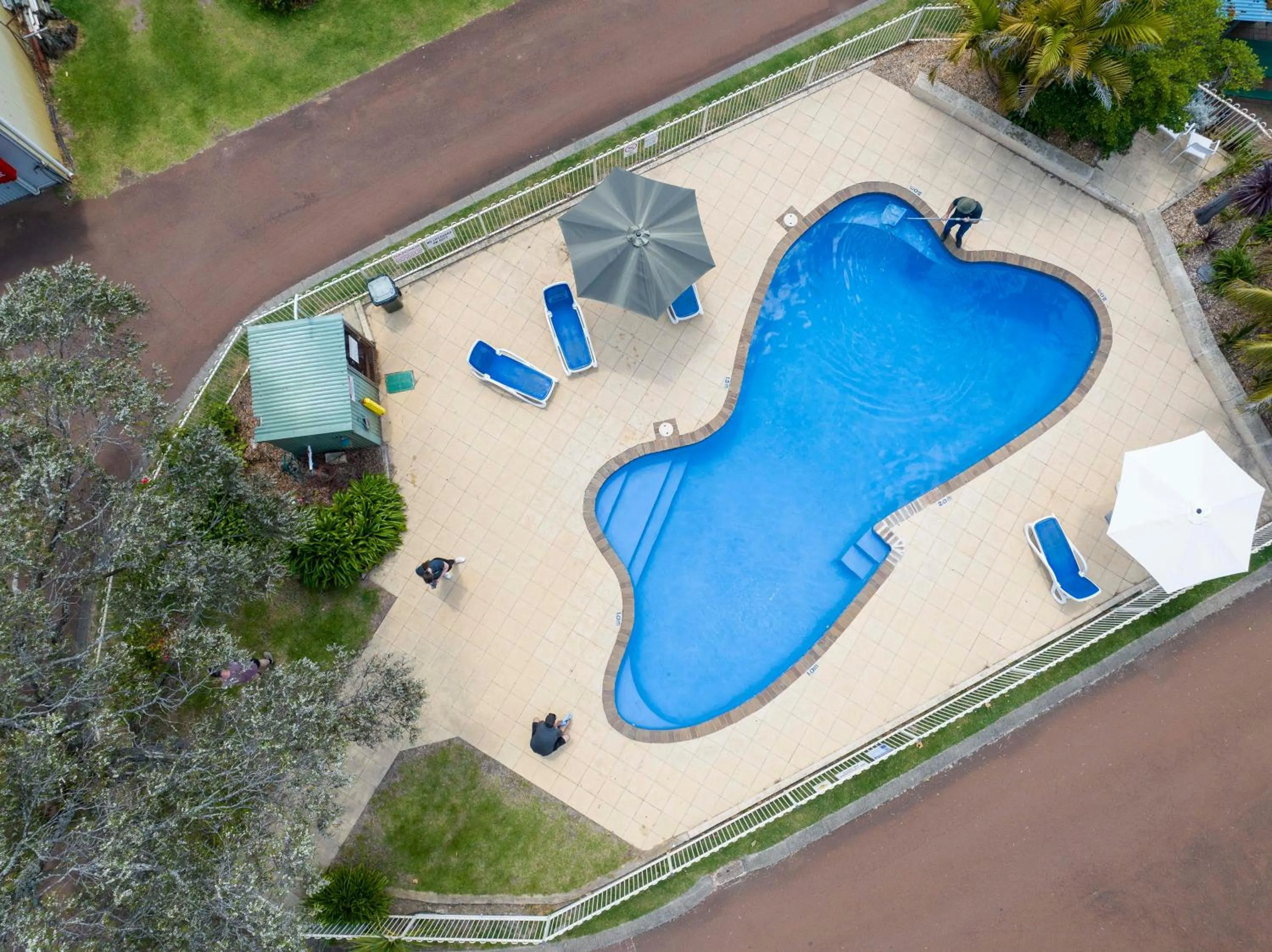 Bird's eye view in Margaret River Tourist Park