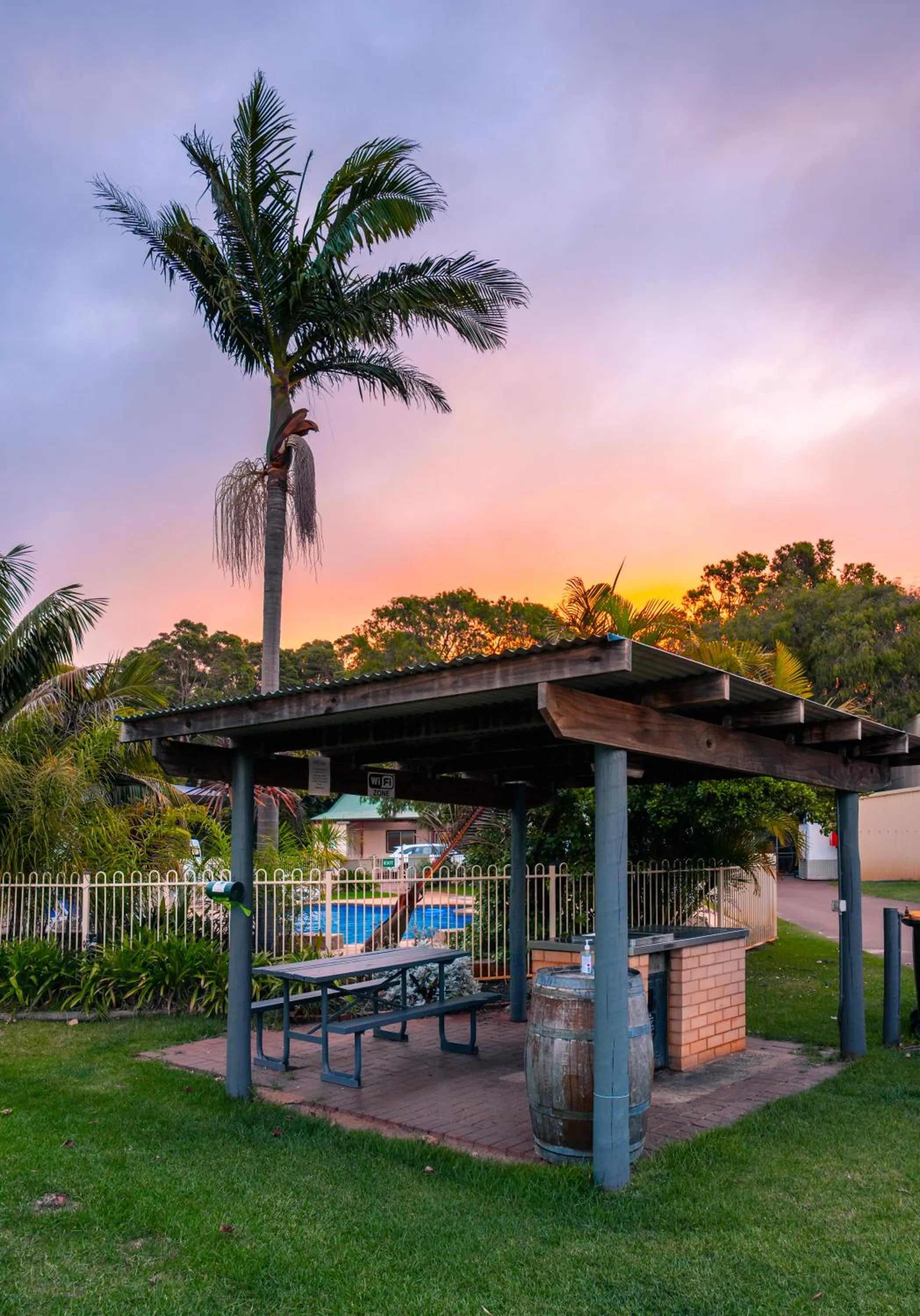 BBQ facilities in Margaret River Tourist Park