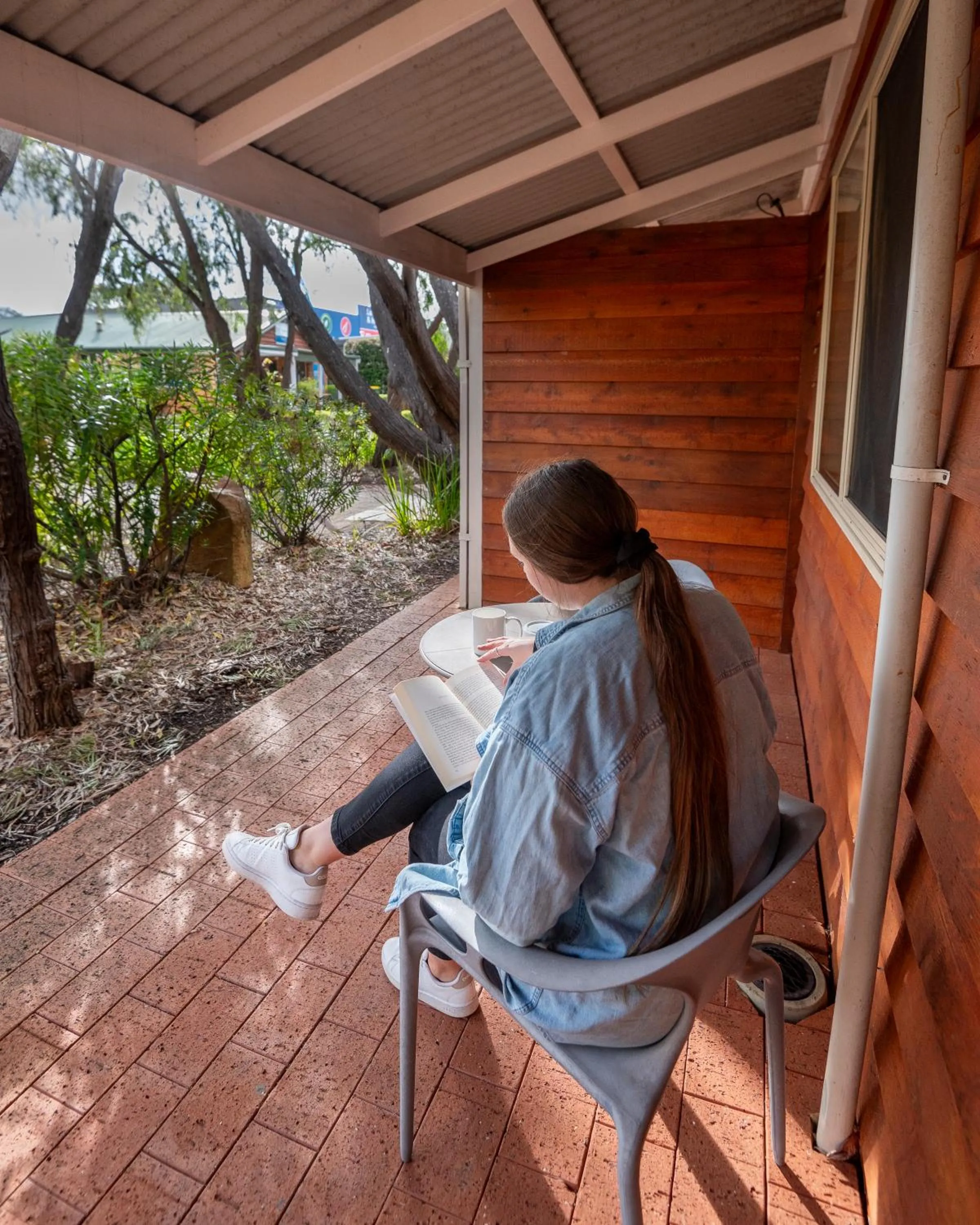 Balcony/Terrace in Margaret River Tourist Park
