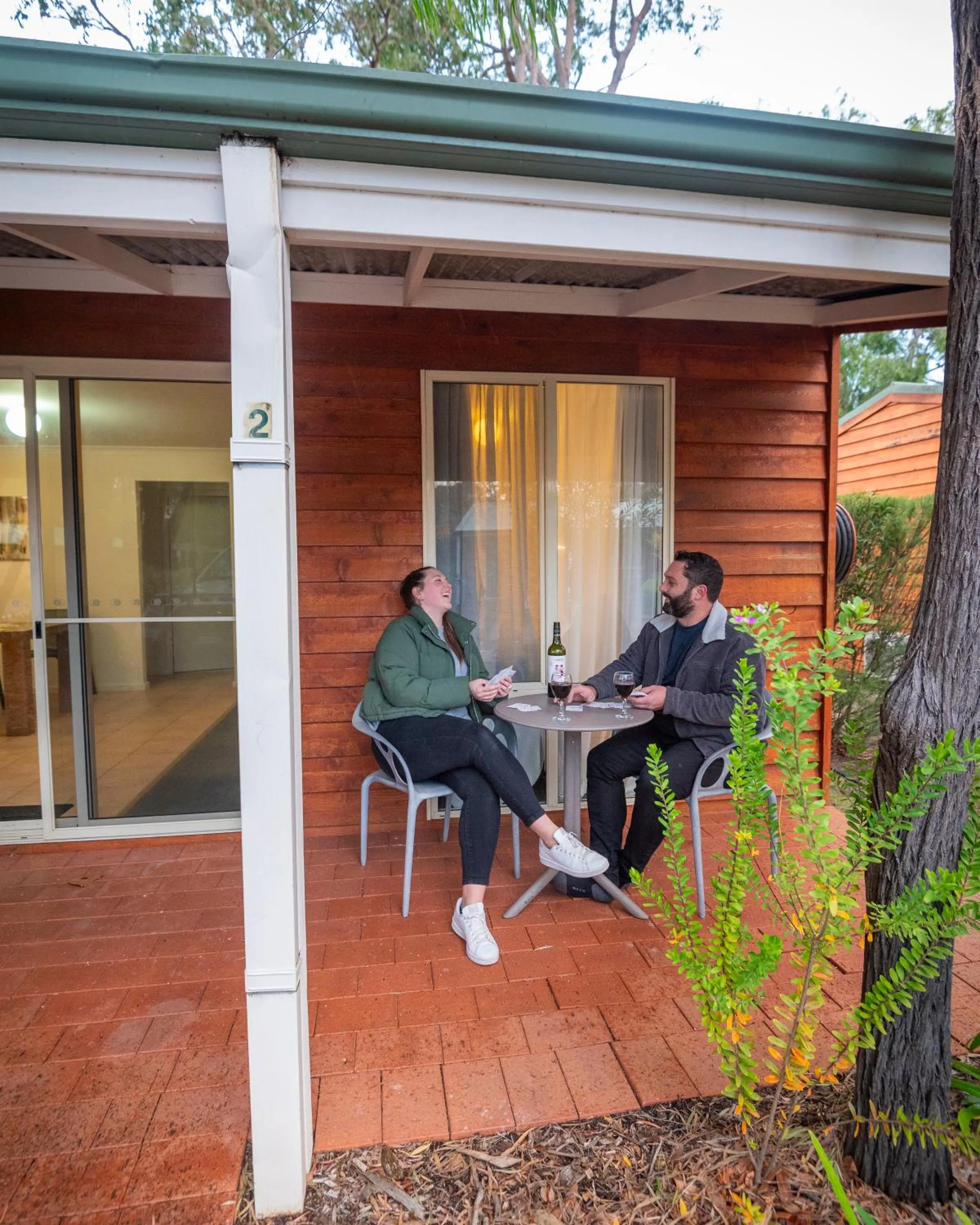 Balcony/Terrace in Margaret River Tourist Park