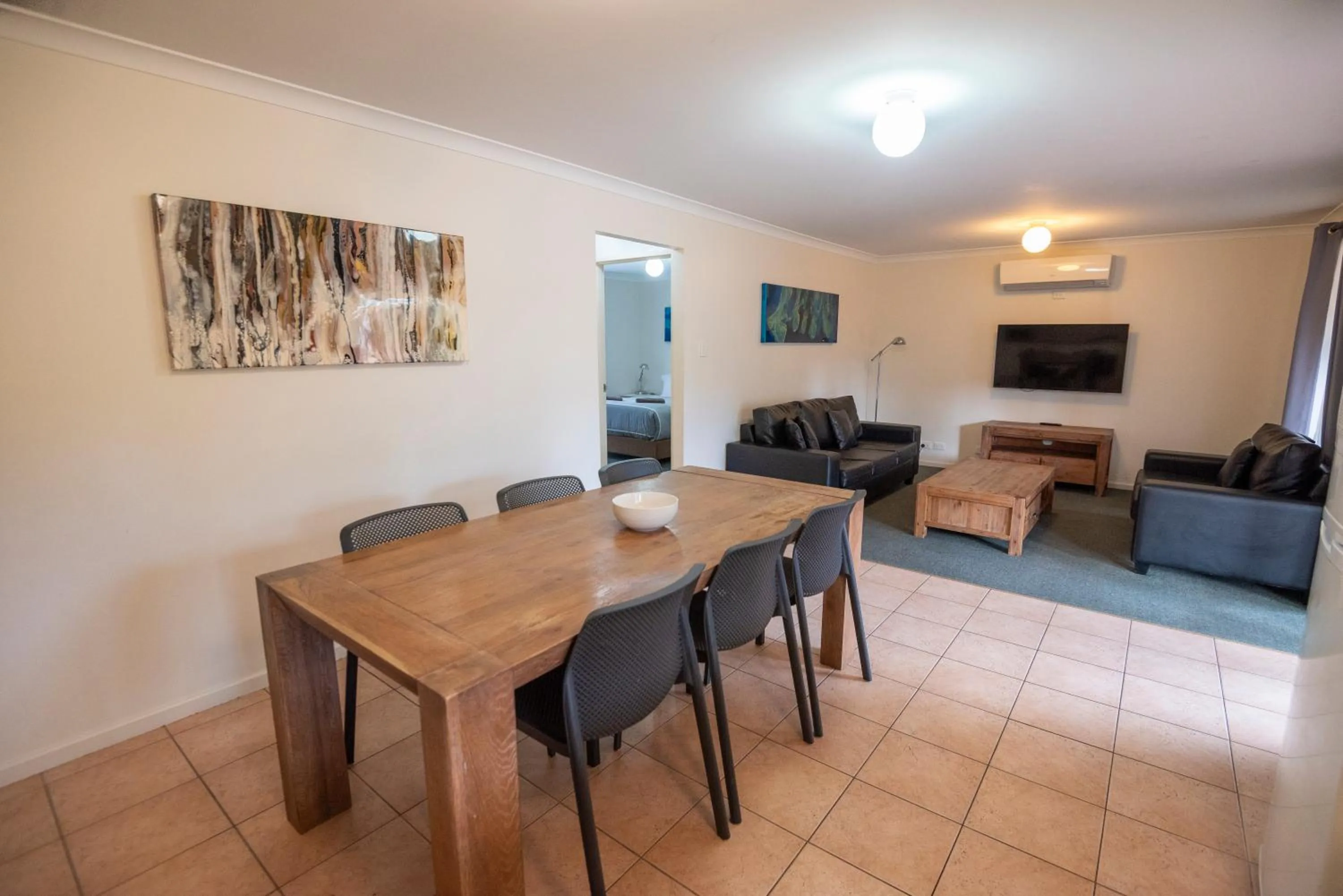 Dining area in Margaret River Tourist Park