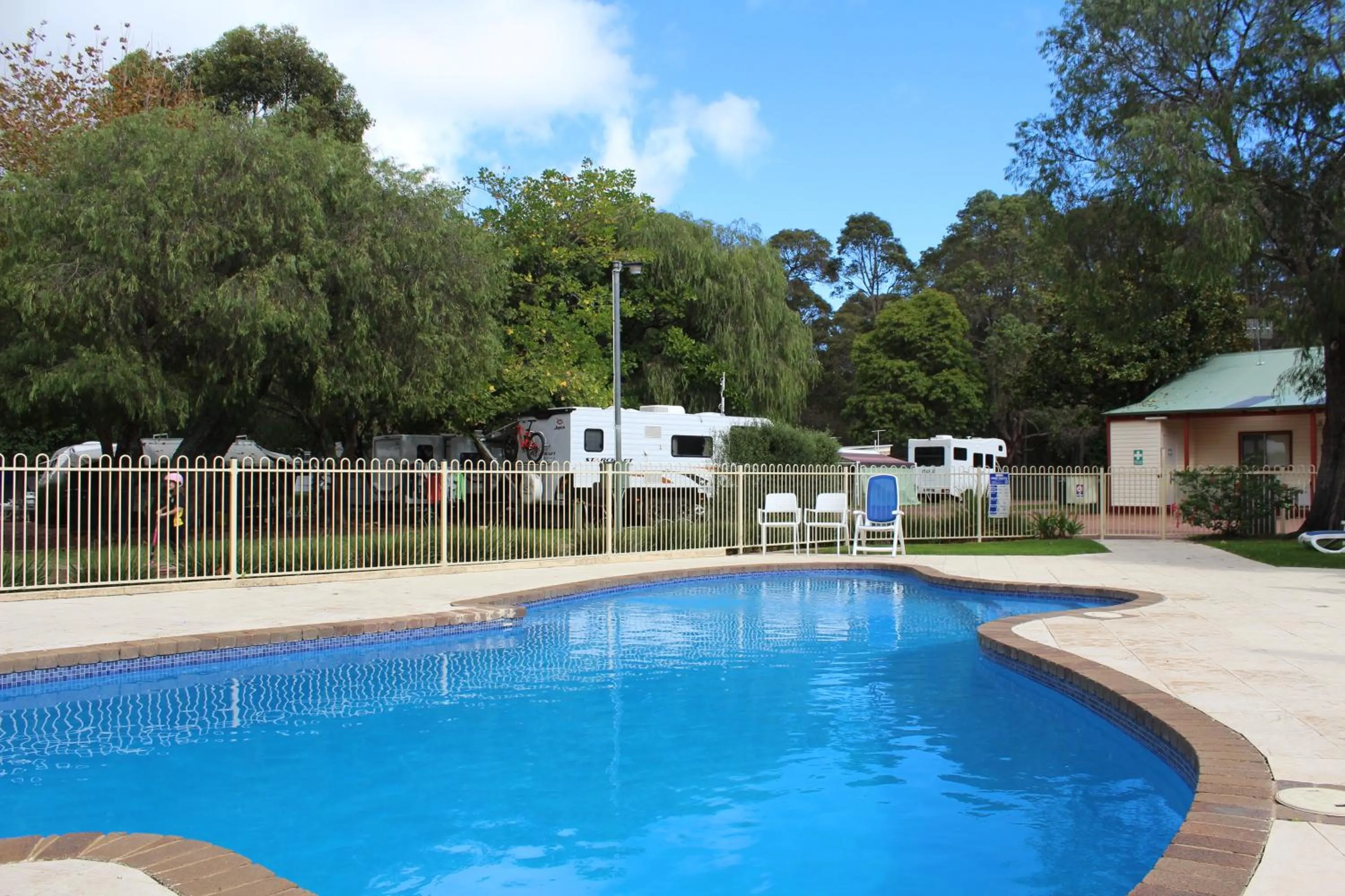 Swimming pool in Margaret River Tourist Park