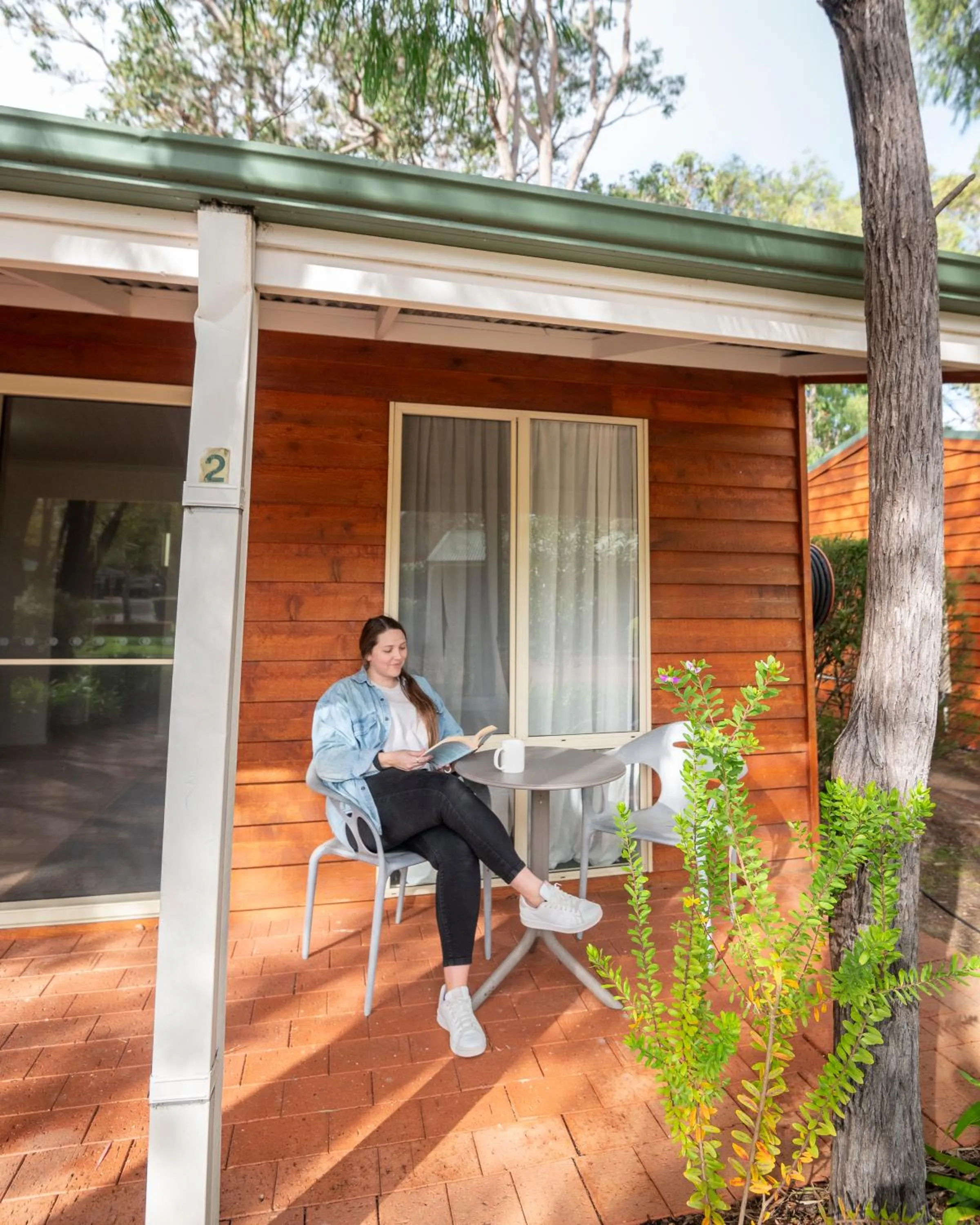 Balcony/Terrace in Margaret River Tourist Park