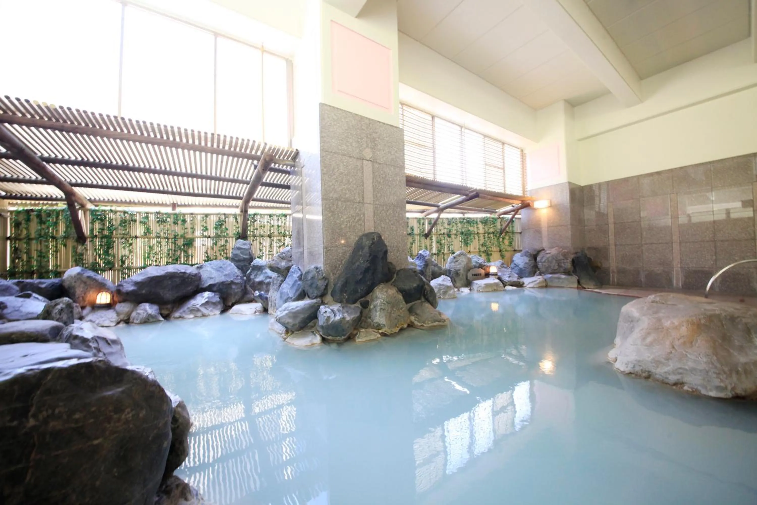 Hot Spring Bath in Hotel Mahoroba
