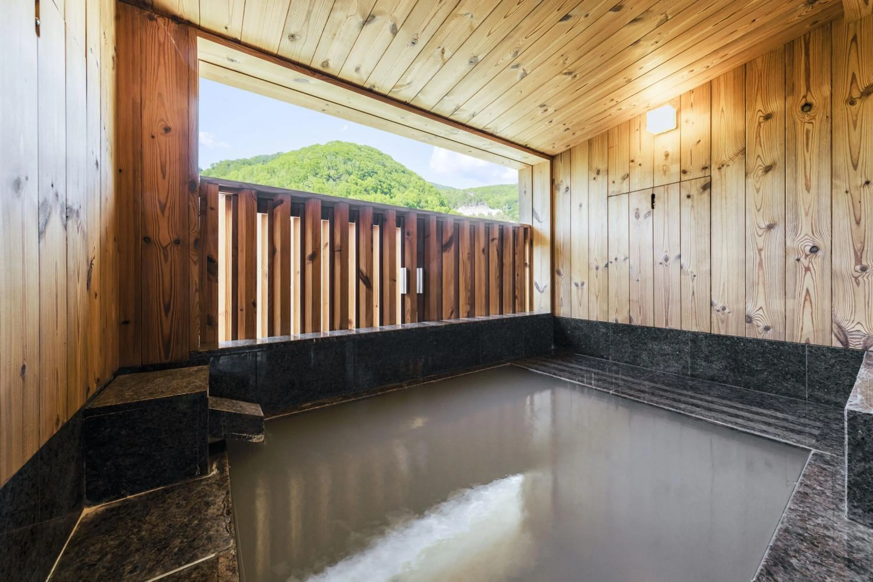 Hot Spring Bath in Hotel Mahoroba