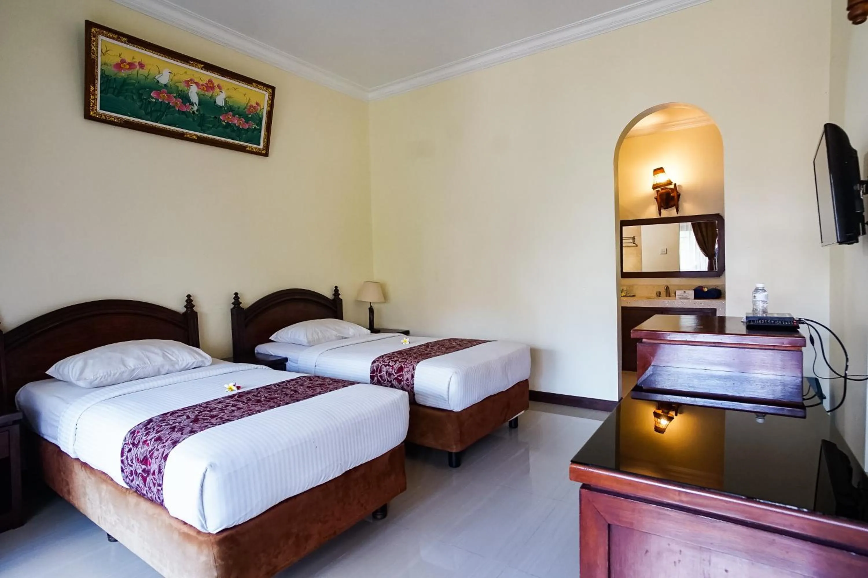 Bedroom, Bed in Taman Ayu Legian Hotel