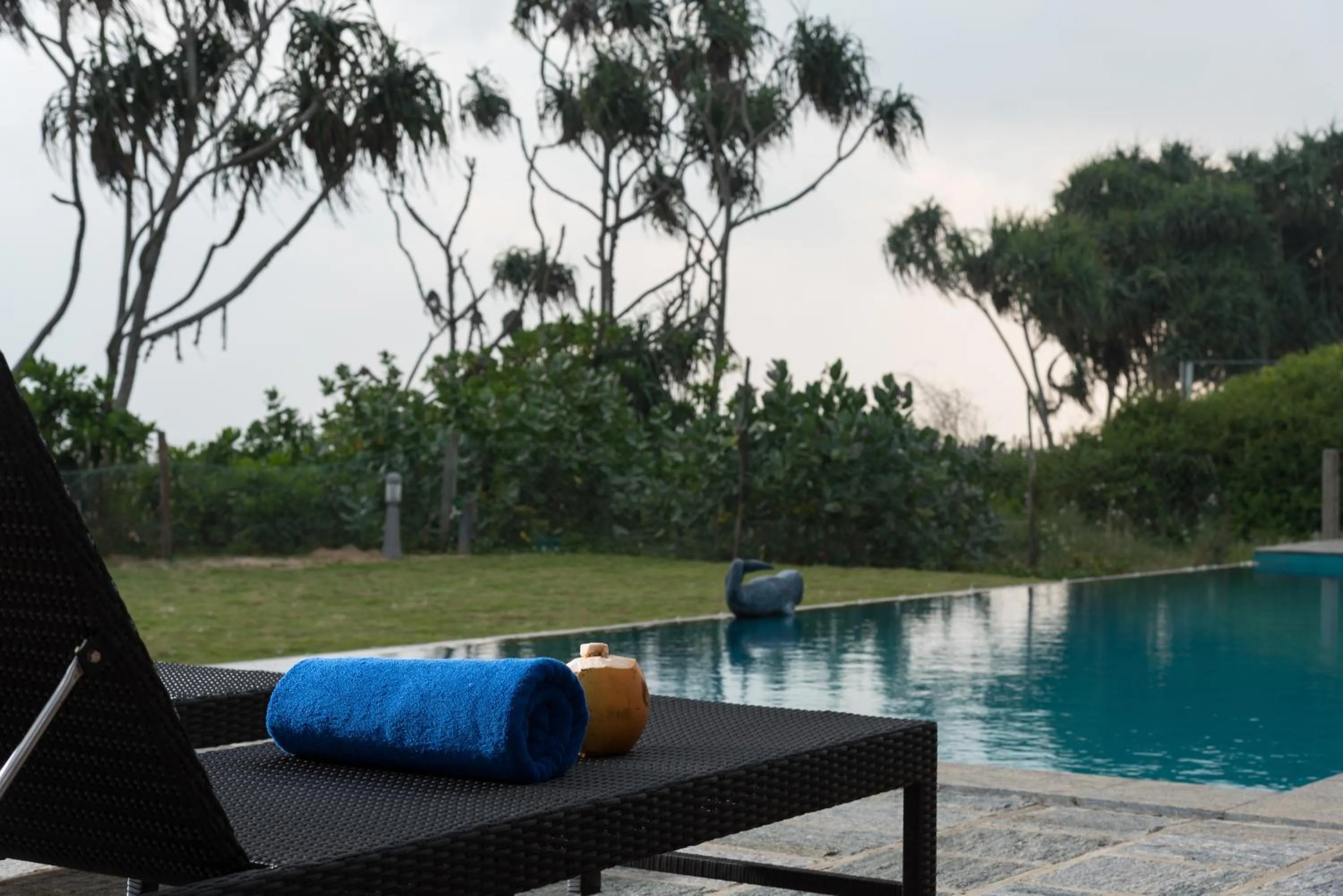 Swimming pool in Bungalow By The Beach