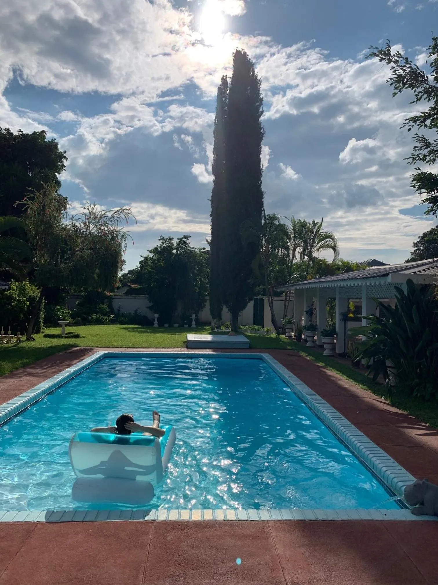 Pool view in Copperbelt Executive Accommodation Ndola, Zambia