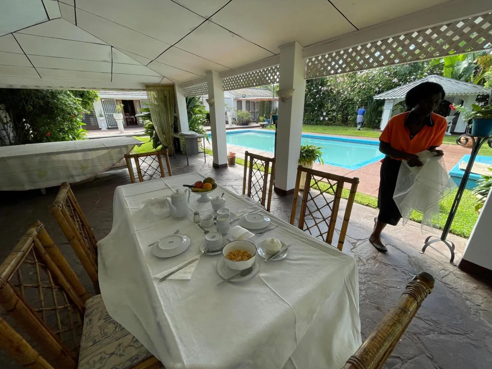 Dining area in Copperbelt Executive Accommodation Ndola, Zambia