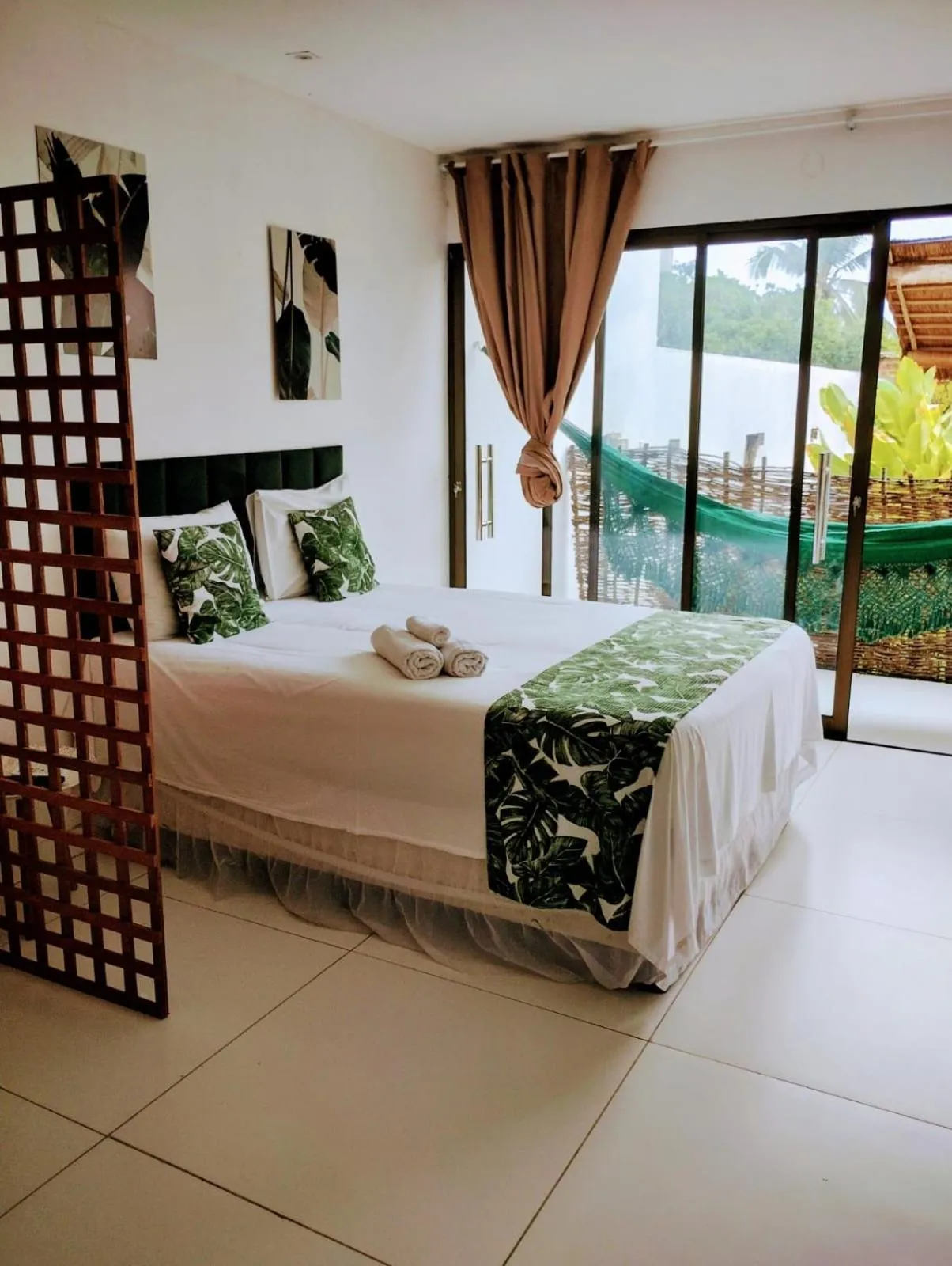 Bed in Mar Turquesa Eco Pousada