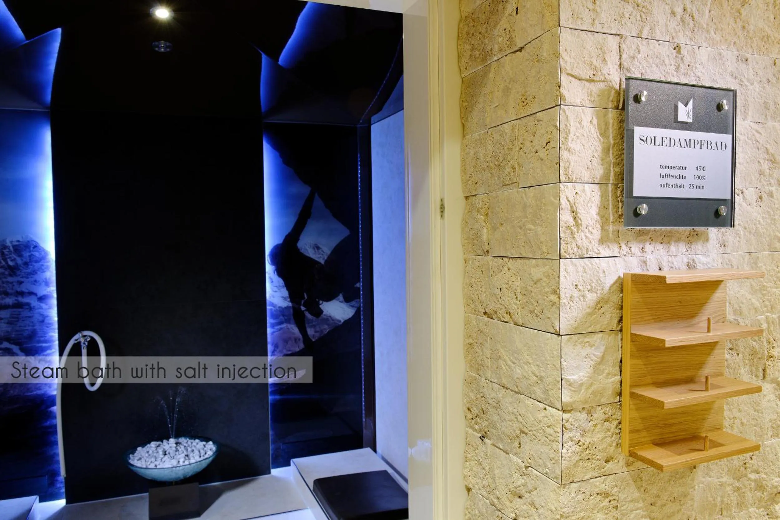 Steam room in Aspen Alpine Lifestyle Hotel