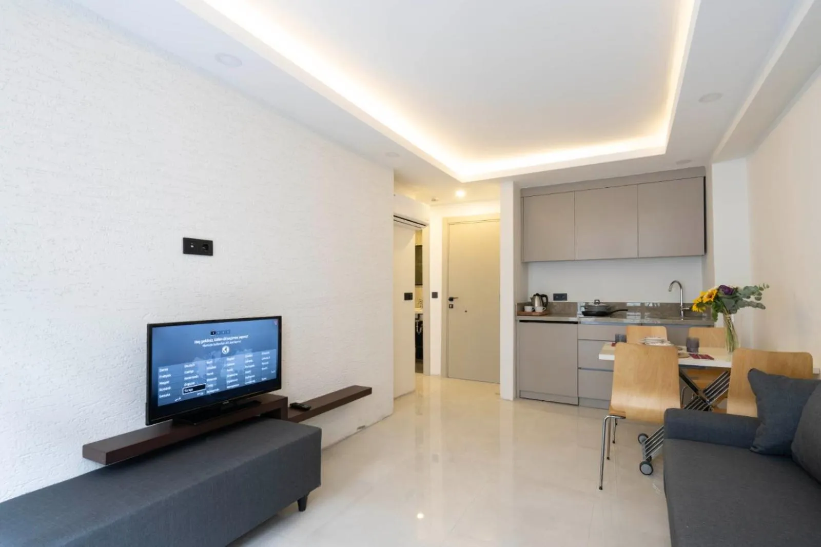 Kitchen or kitchenette in Arach Hotel Harbiye