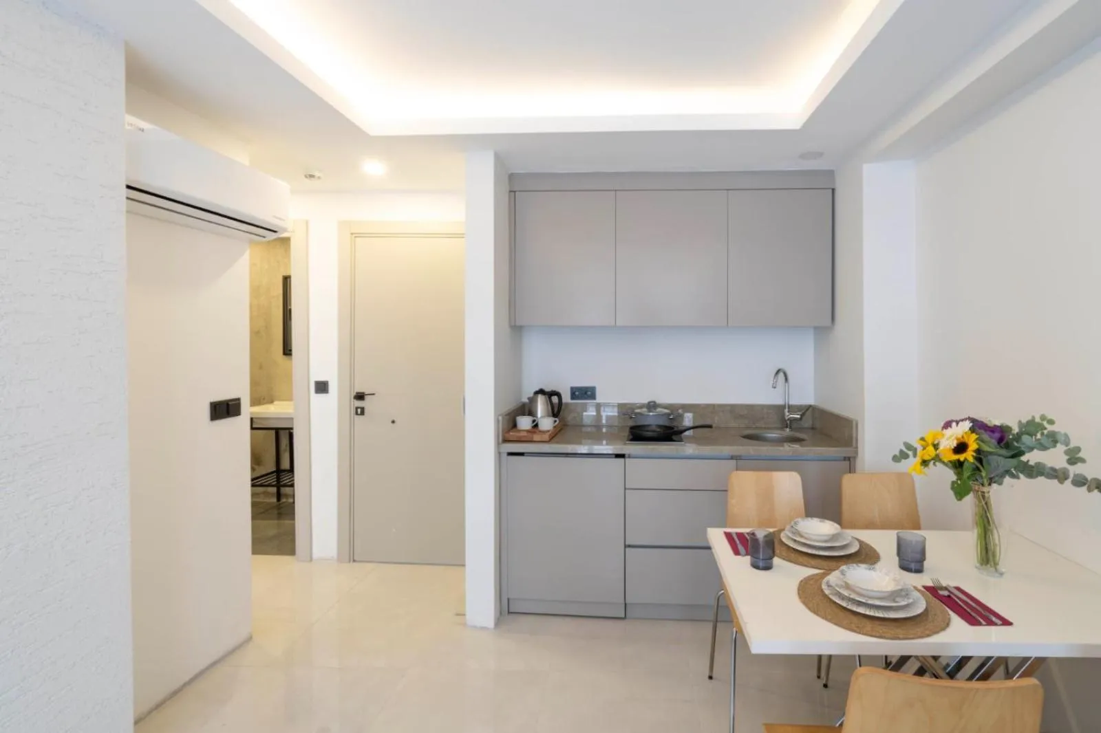 Kitchen or kitchenette in Arach Hotel Harbiye