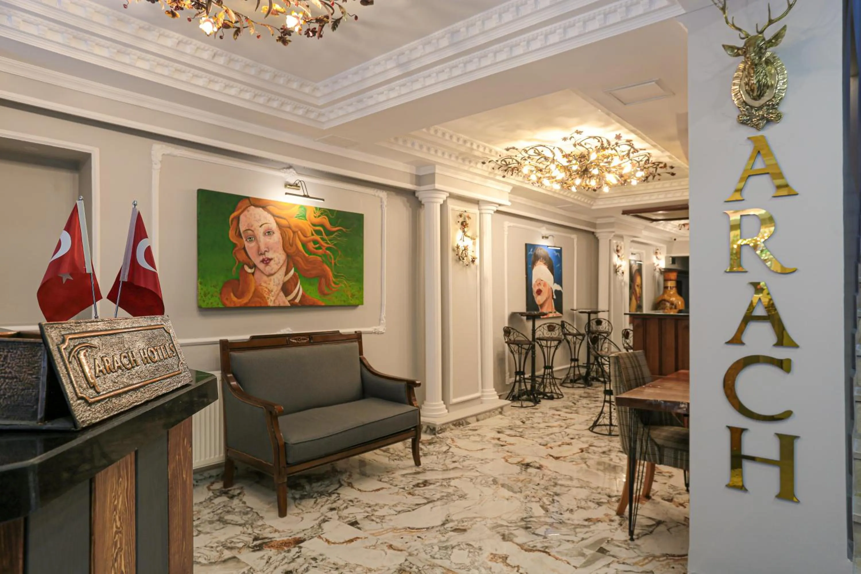 Lobby or reception in Arach Hotel Harbiye