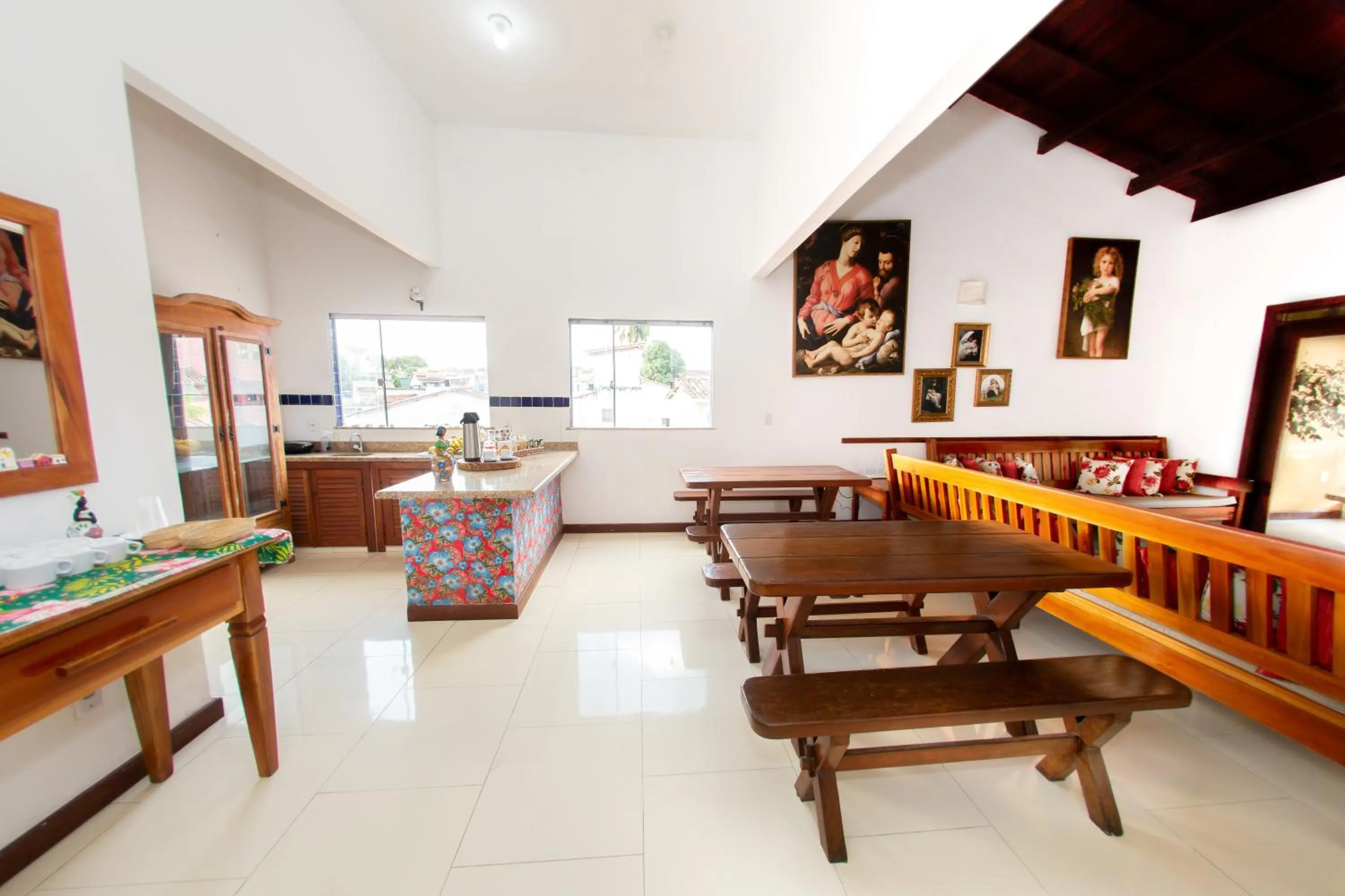 Seating area in Pousada Flor do Arraial